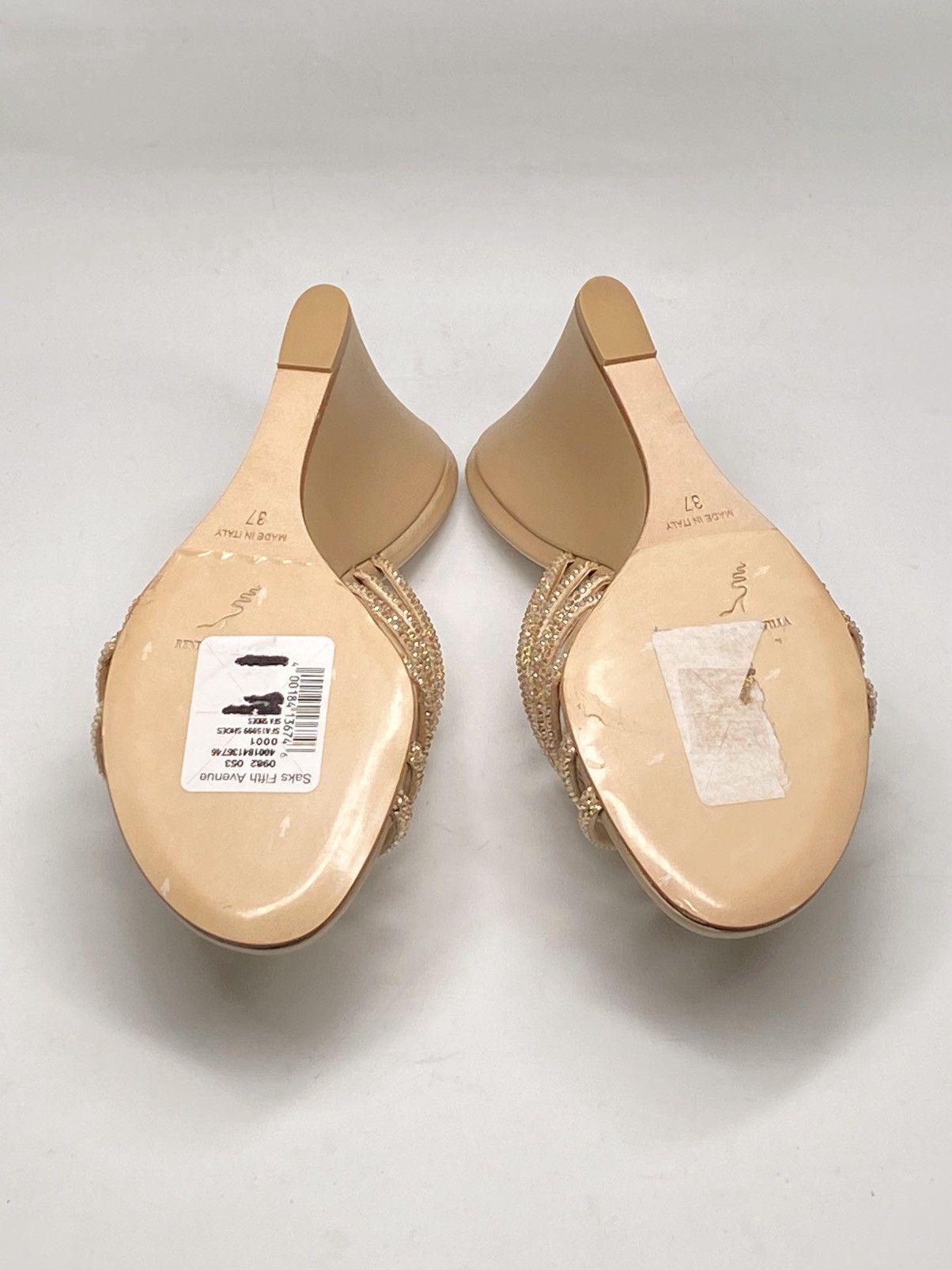 Rene Caovilla Rene Caovilla Crystal-Embellished Wedge Sandals size 37 Size US 7 / IT 37 - 13 Thumbnail