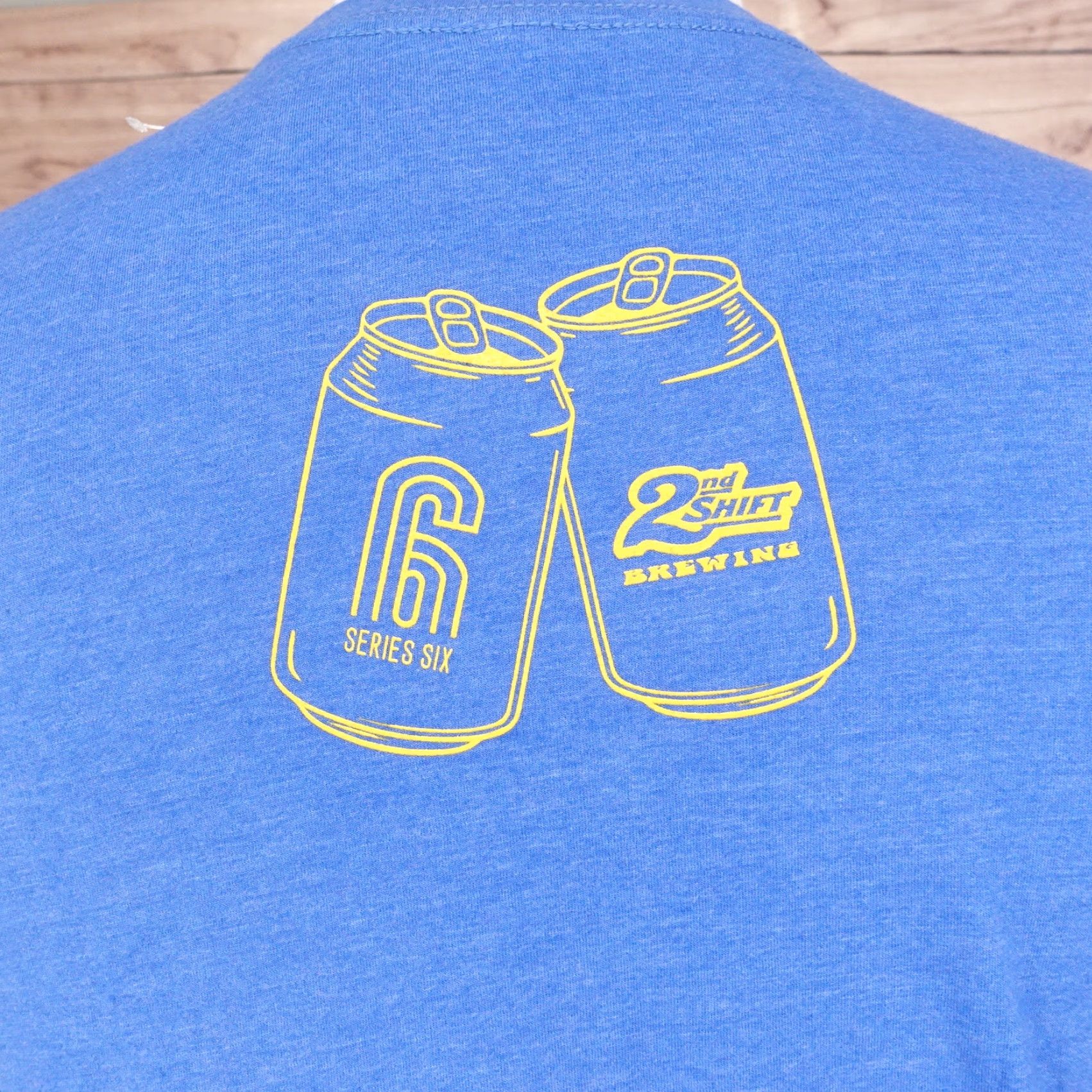 Vintage Vintage 2ND SHIFT BREWING SERIES SIX Retro Brew T-Shirt Blue Unisex Adult Medium Size US M / EU 48-50 / 2 - 4 Thumbnail