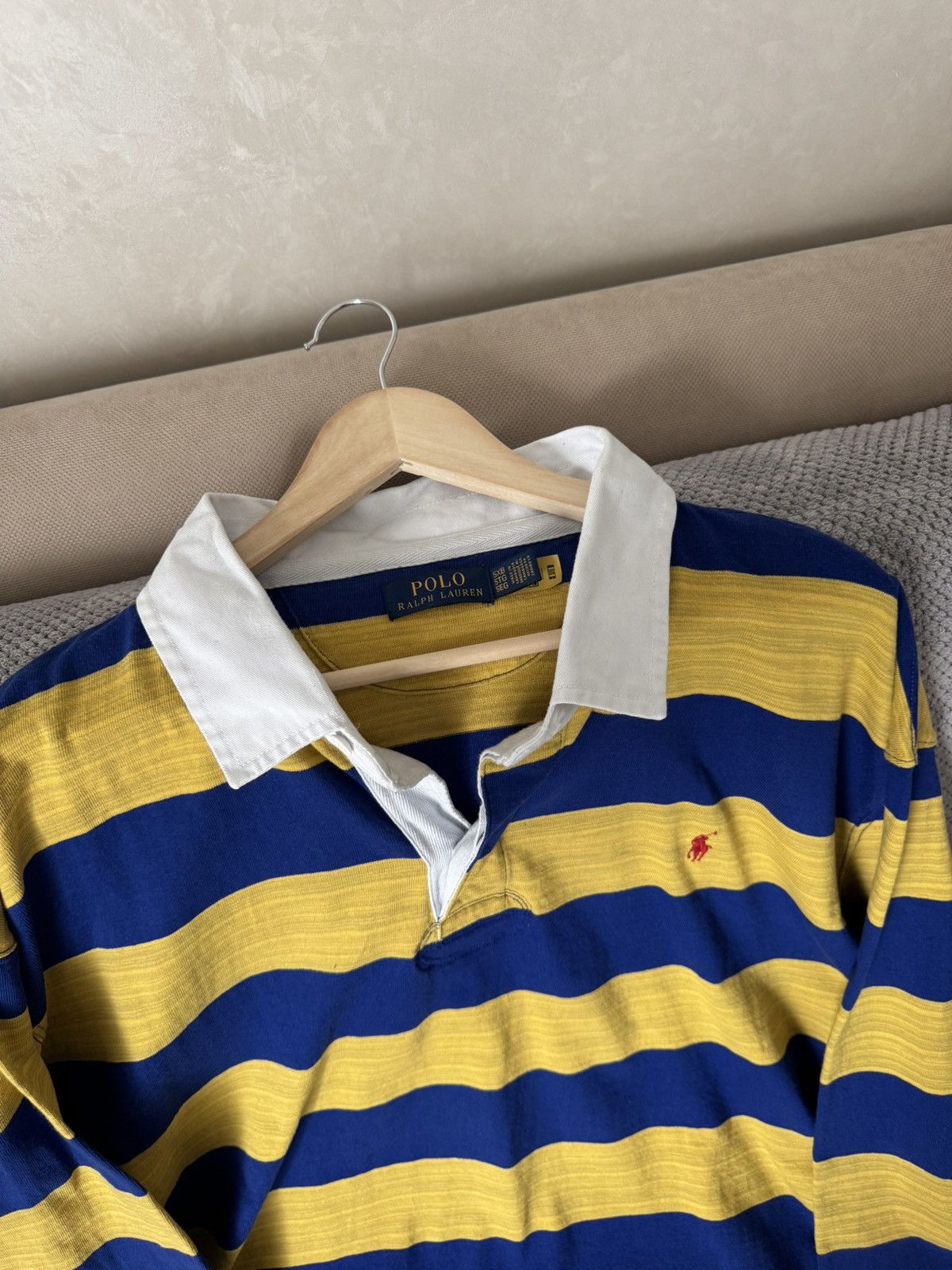 Polo Ralph Lauren Polo Ralph Lauren XXL Oversize Regby Longsleeve Polo Size US XXL / EU 58 / 5 - 4 Thumbnail