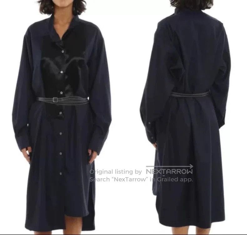 Loewe Loewe Navy Black Shirt Dress 36. Size US 36 / EU 52 - 7 Thumbnail