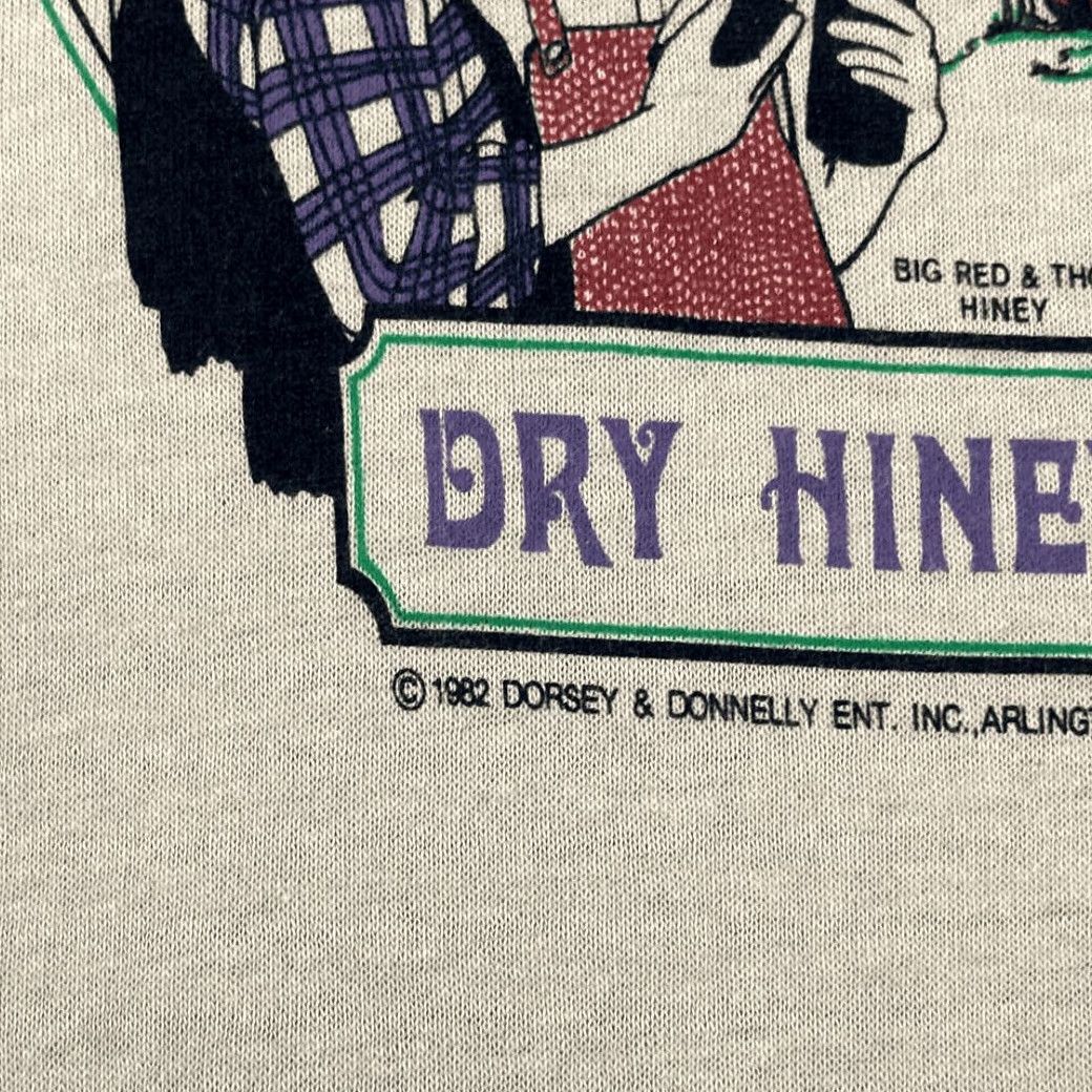 Vintage VINTAGE Hiney Winery Shirt Adult XS Beige 80s Dry Wine Radio Promo Sportswear Mens T-Shirt Size US XS / EU 42 / 0 - 4 Thumbnail