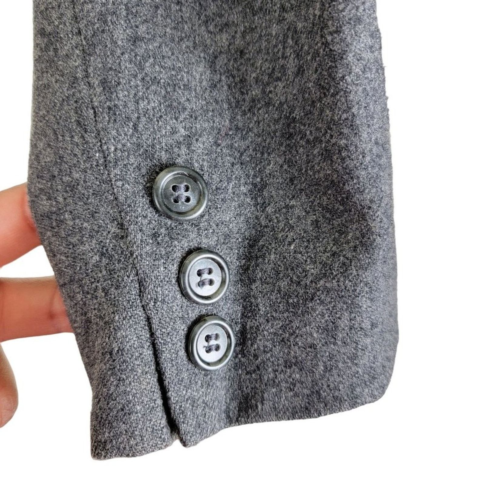 Jones New York Vintage Jones New York Womens Wool Tweed Blazer size 10 Grey Size L / US 10 / IT 46 - 8 Thumbnail