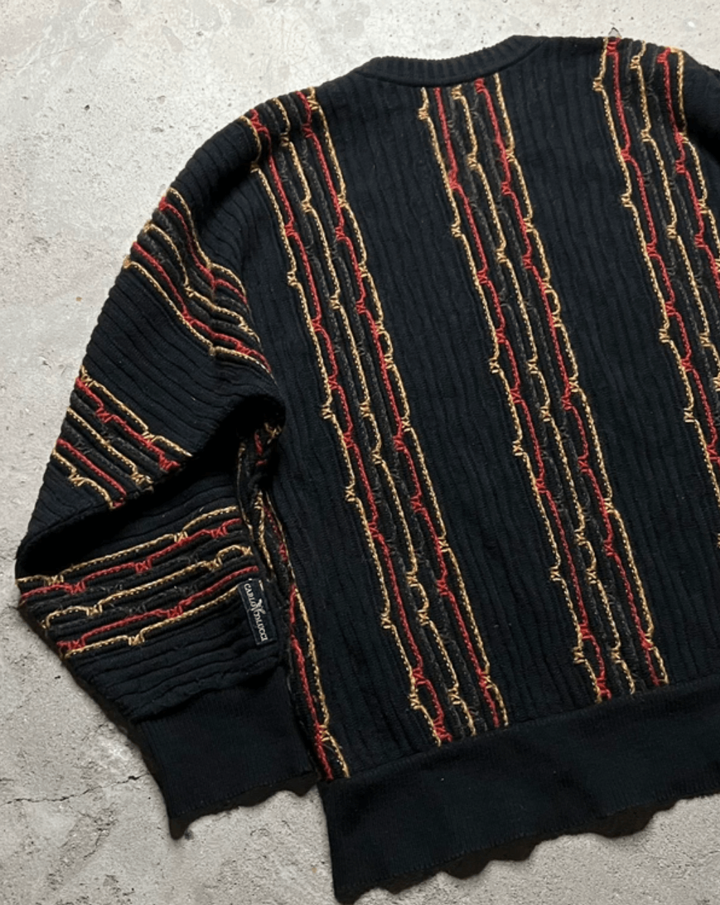 Carlo Colucci Vintage Carlo Colucci cable knit sweater Size US XL / EU 56 / 4 - 10 Thumbnail