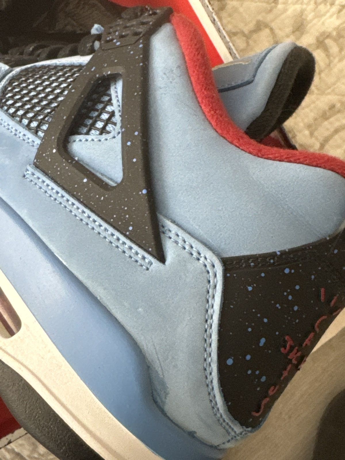 Jordan Brand × Travis Scott Nike Air Jordan 4 Retro Travis Scott Cactus Jack University Size US 12 / EU 45 - 16 Thumbnail