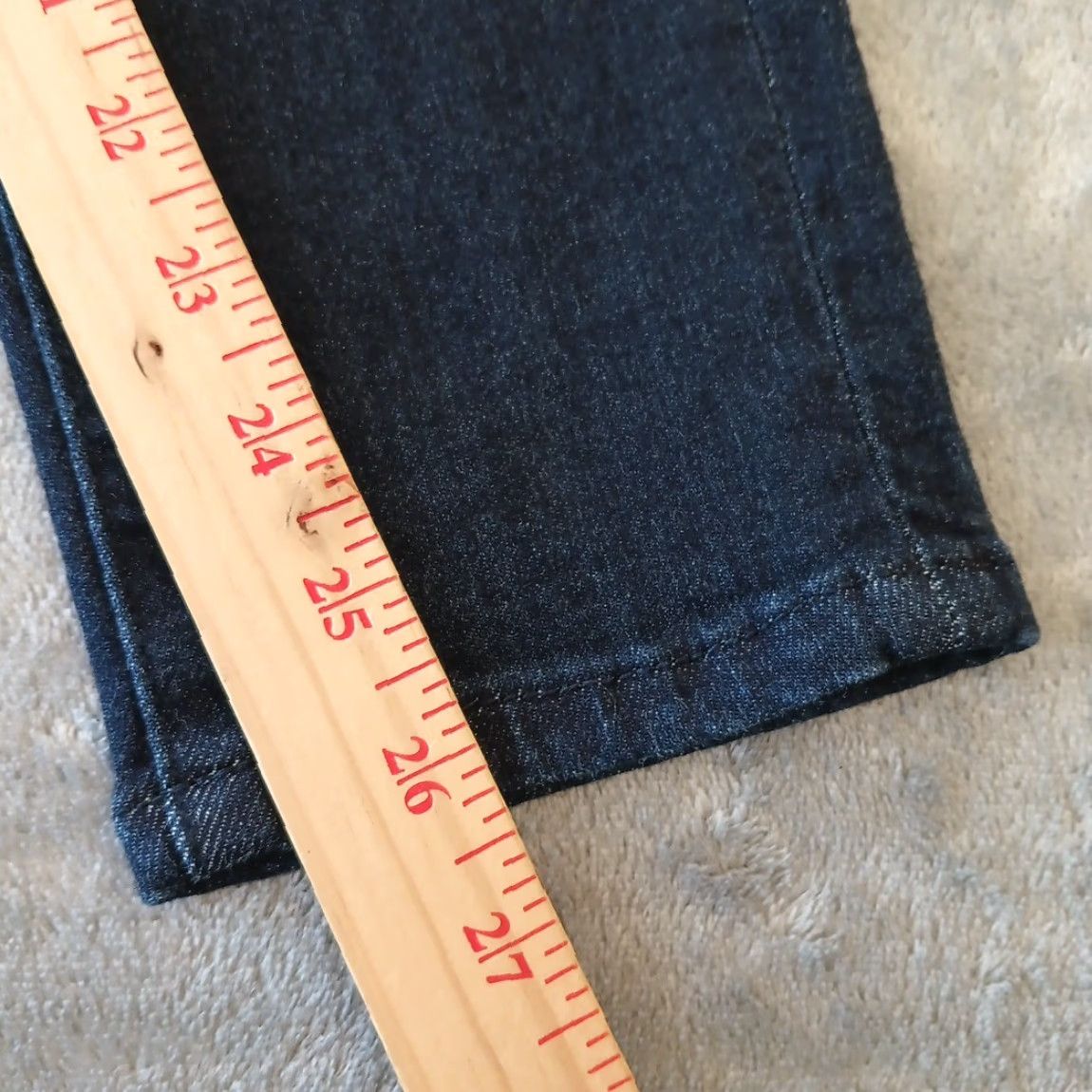 Vintage Just USA Jeans Skinny Womens Size 31 Blue Dark Wash Mid Rise 31x26.5 Stretch Denim 5-Pocket Womens Jeans Size 24" / US 00 / IT 34 - 5 Thumbnail