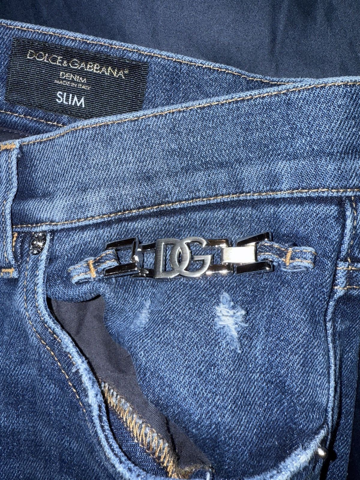 Dolce & Gabbana Dolce and Gabbana slim fit jeans Size US 38 / EU 54 - 3 Thumbnail