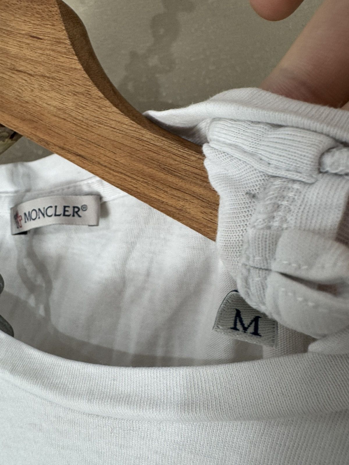 Moncler Rare Moncler Mini Logo Polo Shirt Moncler t-shirt Size US M / EU 48-50 / 2 - 7 Thumbnail