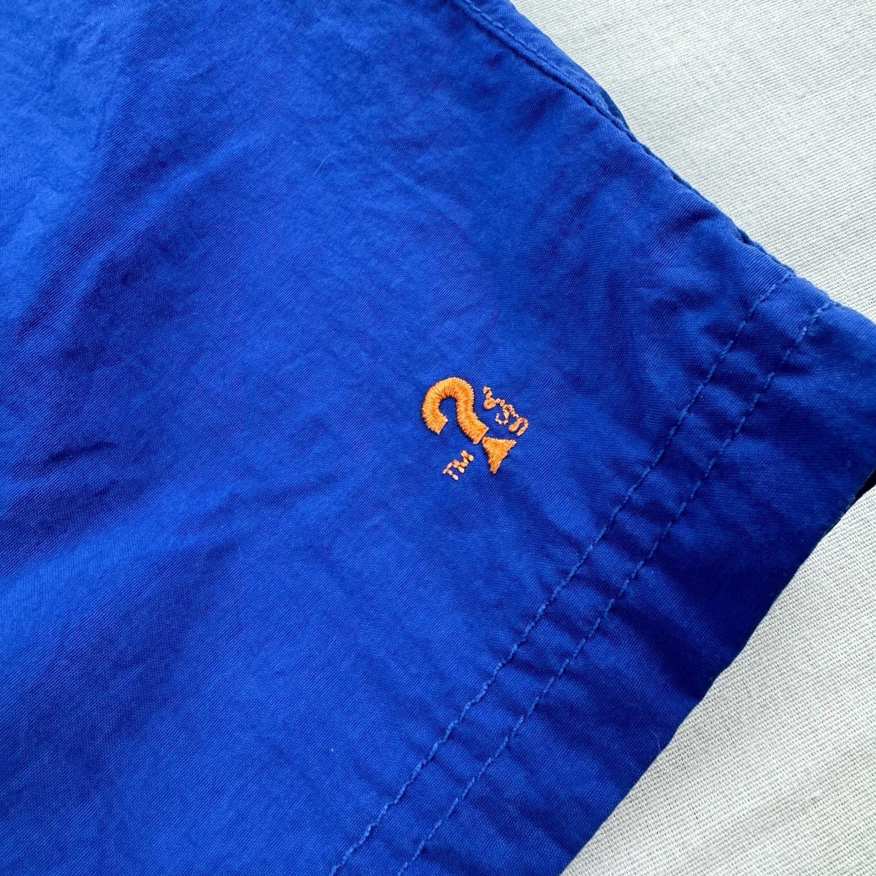 Guess VINTAGE GUESS Swim Trunks Adult 2XL Blue 90s Y2K Hipster Mens Size US 39 - 2 Thumbnail