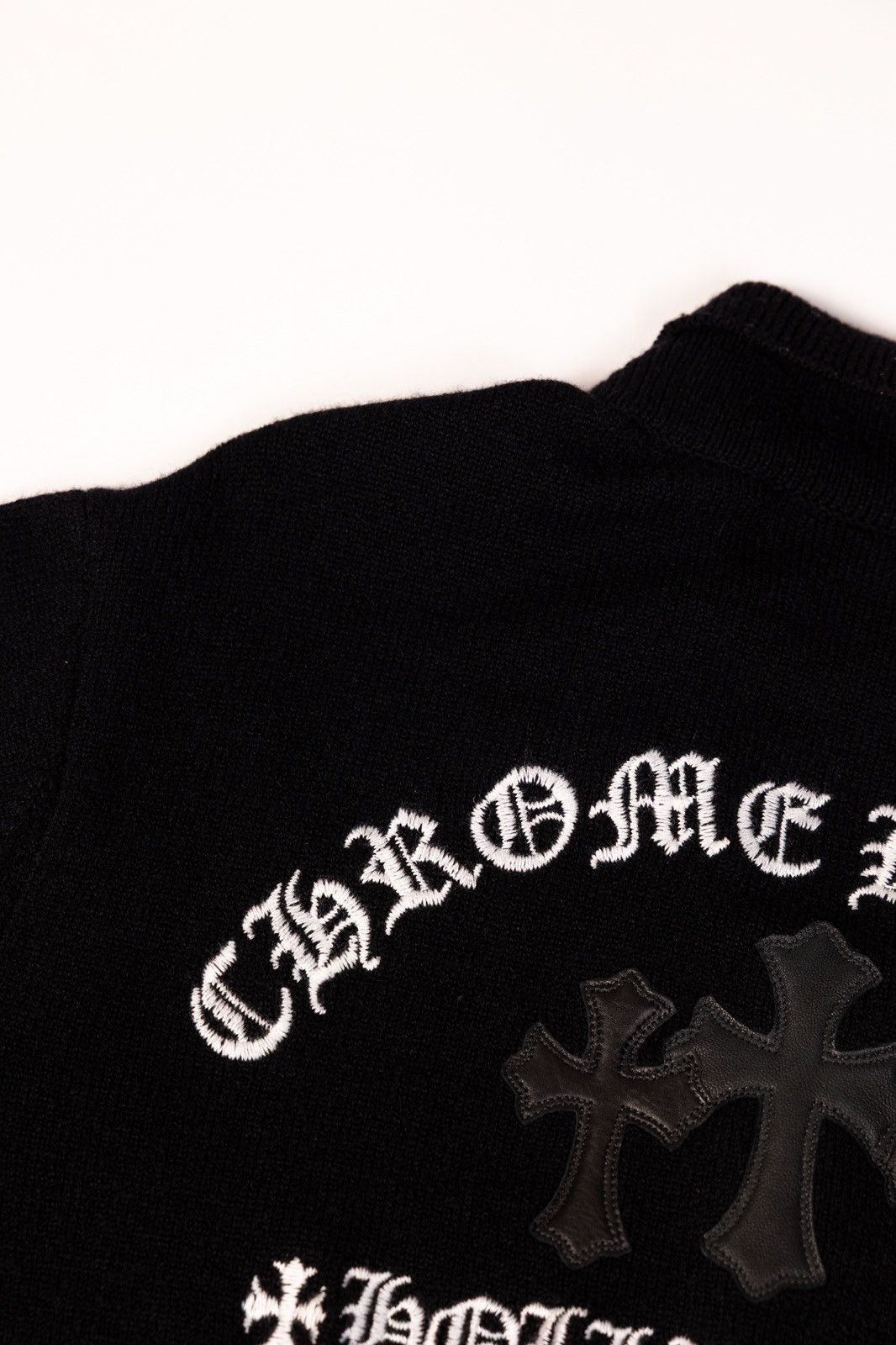 Chrome Hearts Chrome Hearts Cashmere Triple Cross Patch Cardigan Size US M / EU 48-50 / 2 - 6 Thumbnail