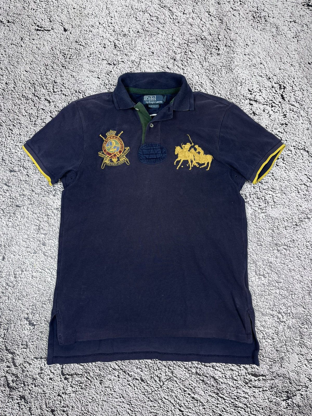 Ralph Lauren Polo Ralph Lauren Faded Logo Polo Chief Keef Style Size S Size US S / EU 44-46 / 1 - 1 Thumbnail