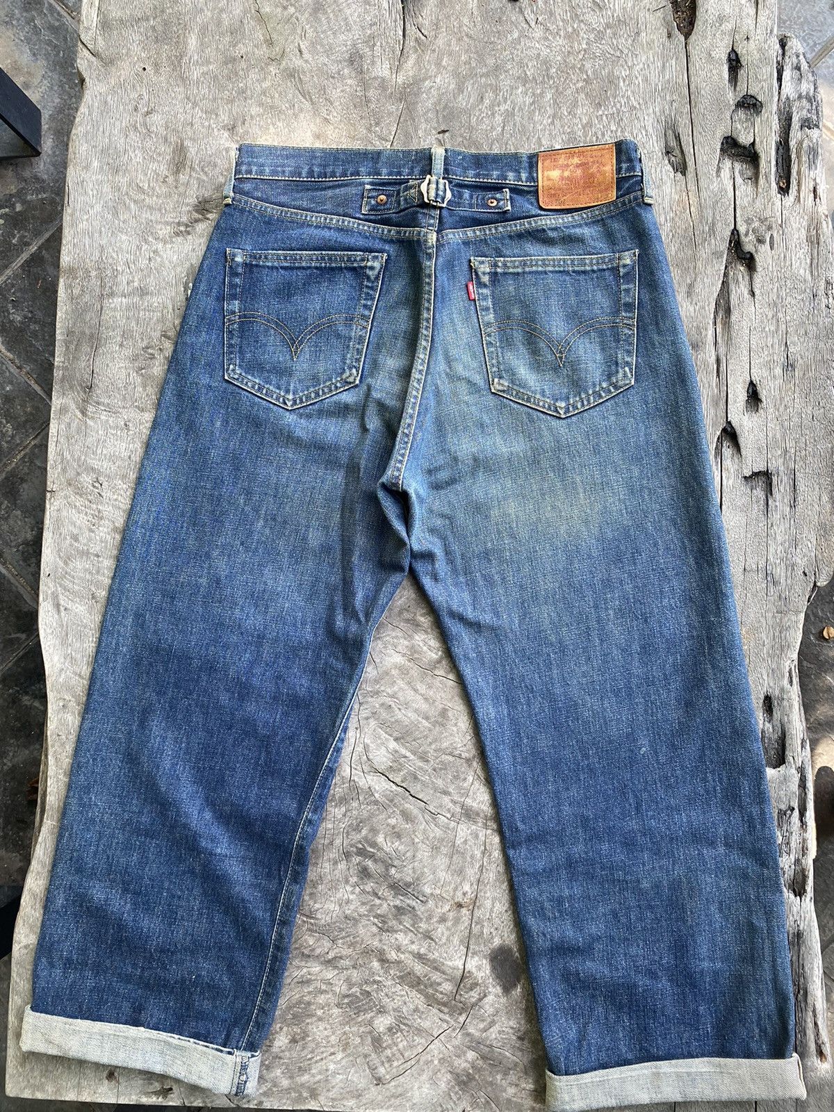 Levi's × Levi's Vintage Clothing × Vintage VINTAGE LEVIS 702 BIG E SELVEDGE WITH BUTTON J22, VERY RARE Size US 34 / EU 50 - 4 Thumbnail