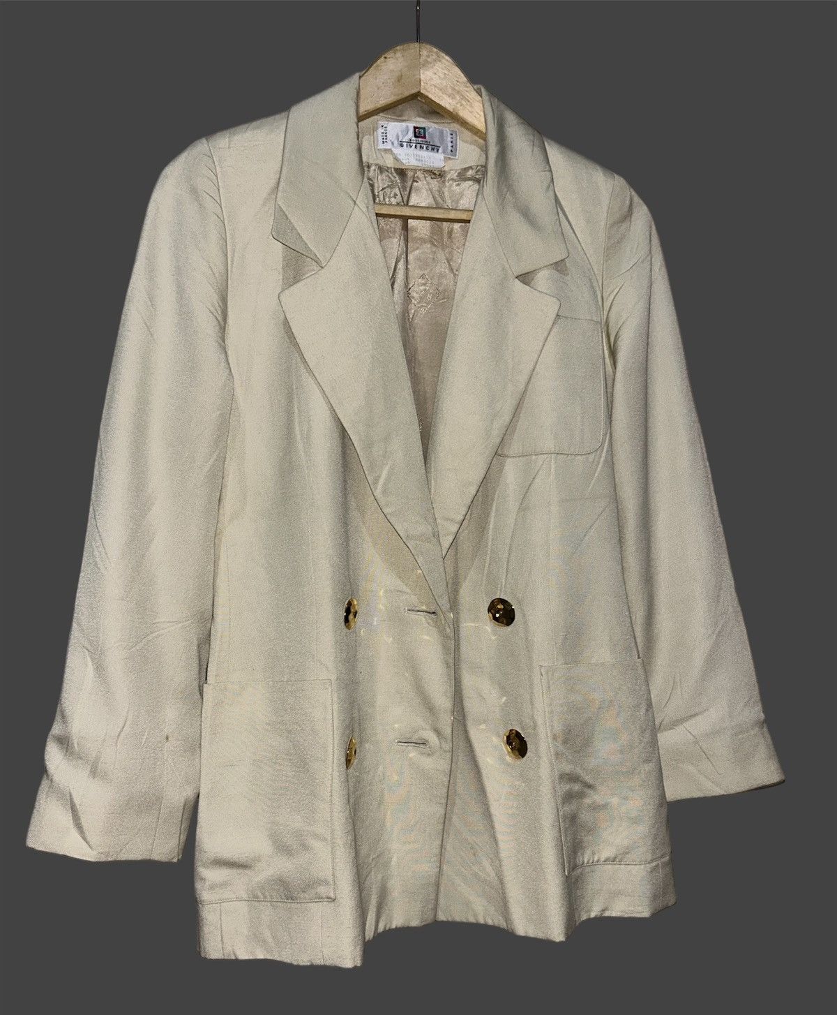Givenchy Givenchy Blazer Woman Ivory Size XS / US 0-2 / IT 36-38 - 2 Thumbnail
