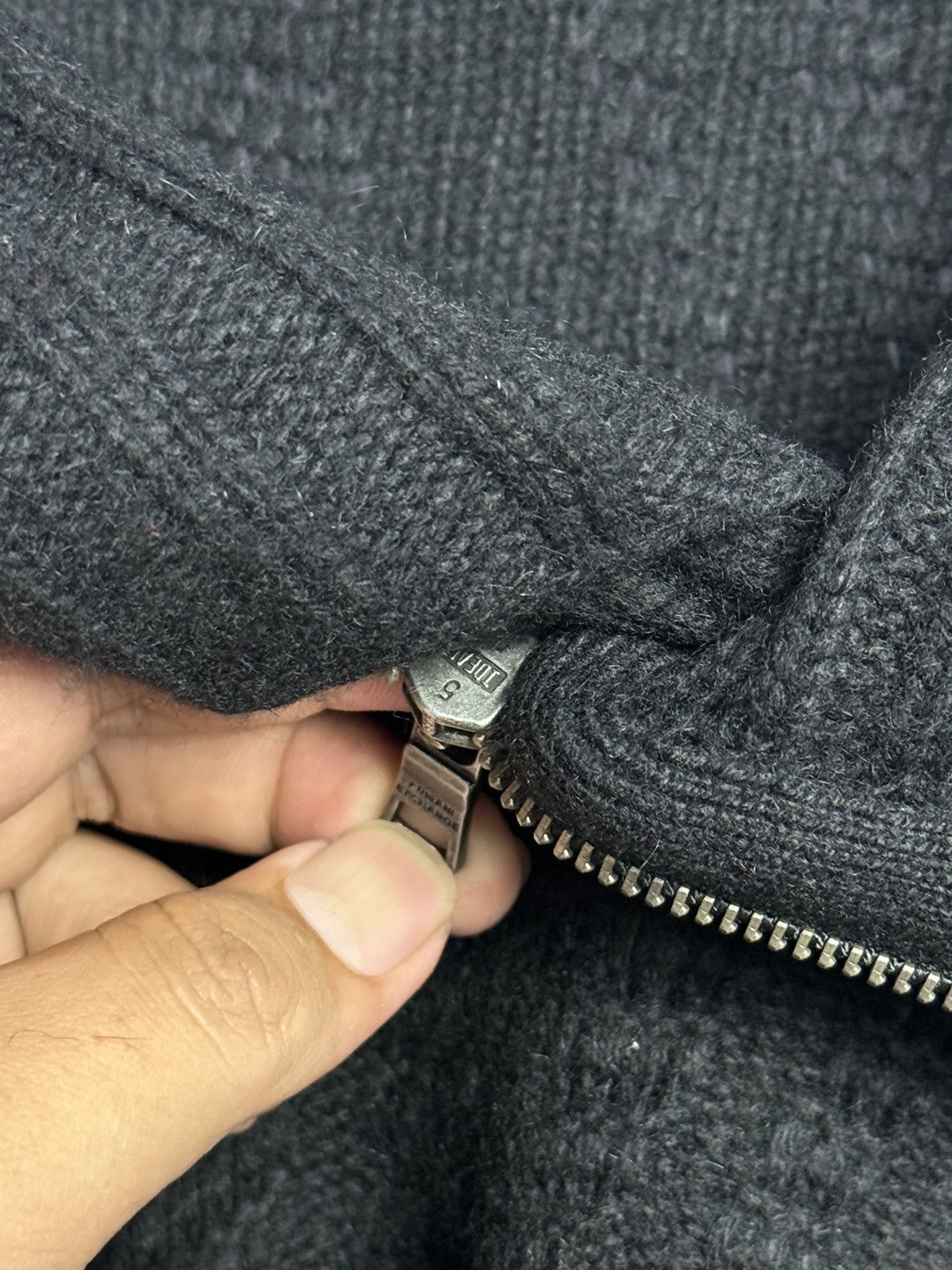 Armani Exchange Archived Knit Sweater Aysmmetrical Zipper Armani Exchange Size US M / EU 48-50 / 2 - 7 Thumbnail