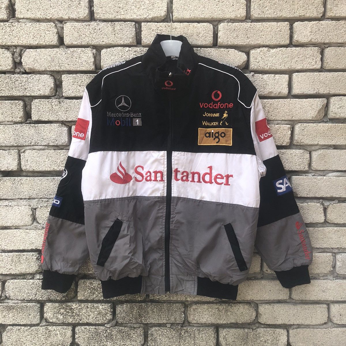 Vintage Mercedes Benz Racing Jacket with sponsors | Grailed