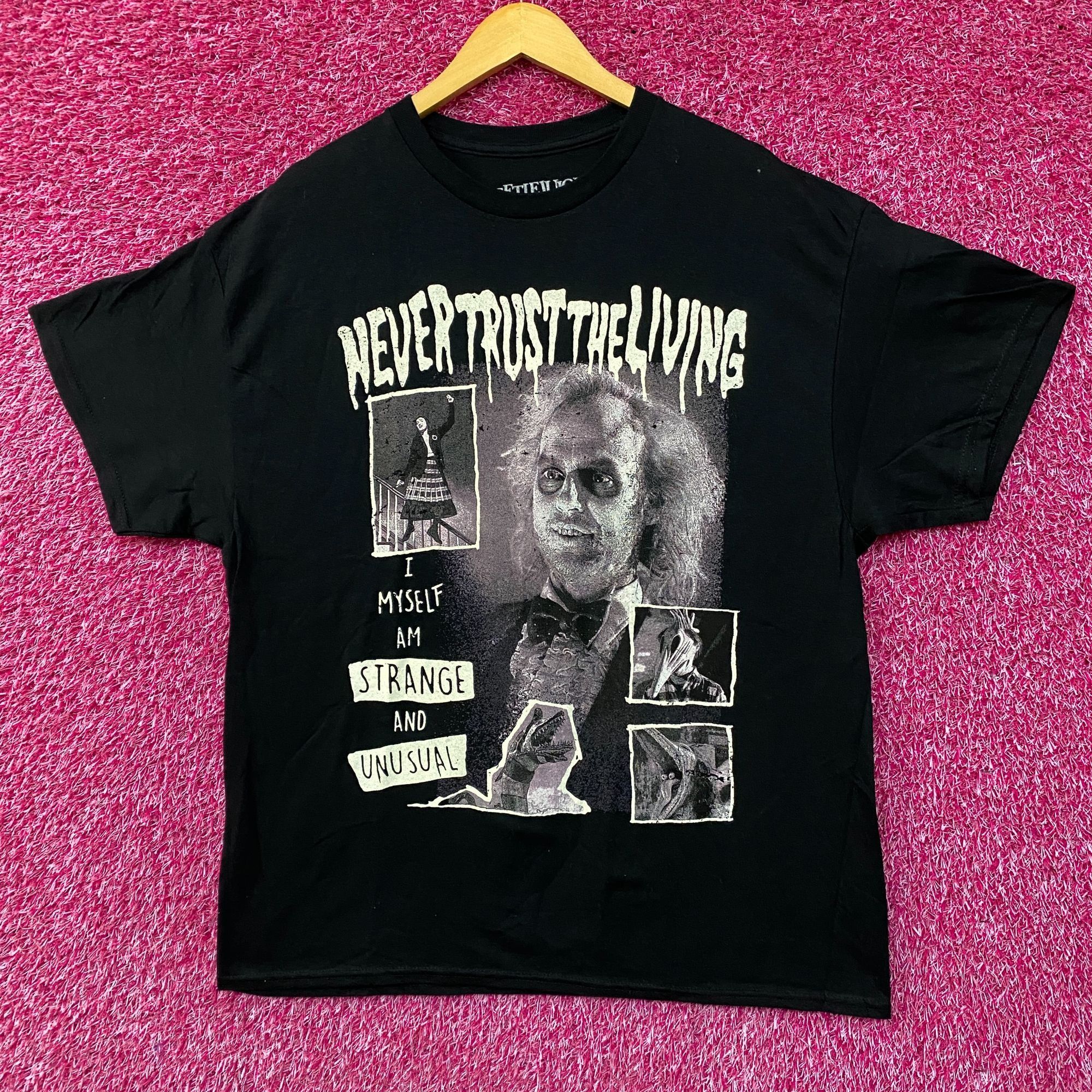 Ripple Junction Beetlejuice Never Trust the Living T-Shirt Size Extra Large Size US XL / EU 56 / 4 - 1 Thumbnail