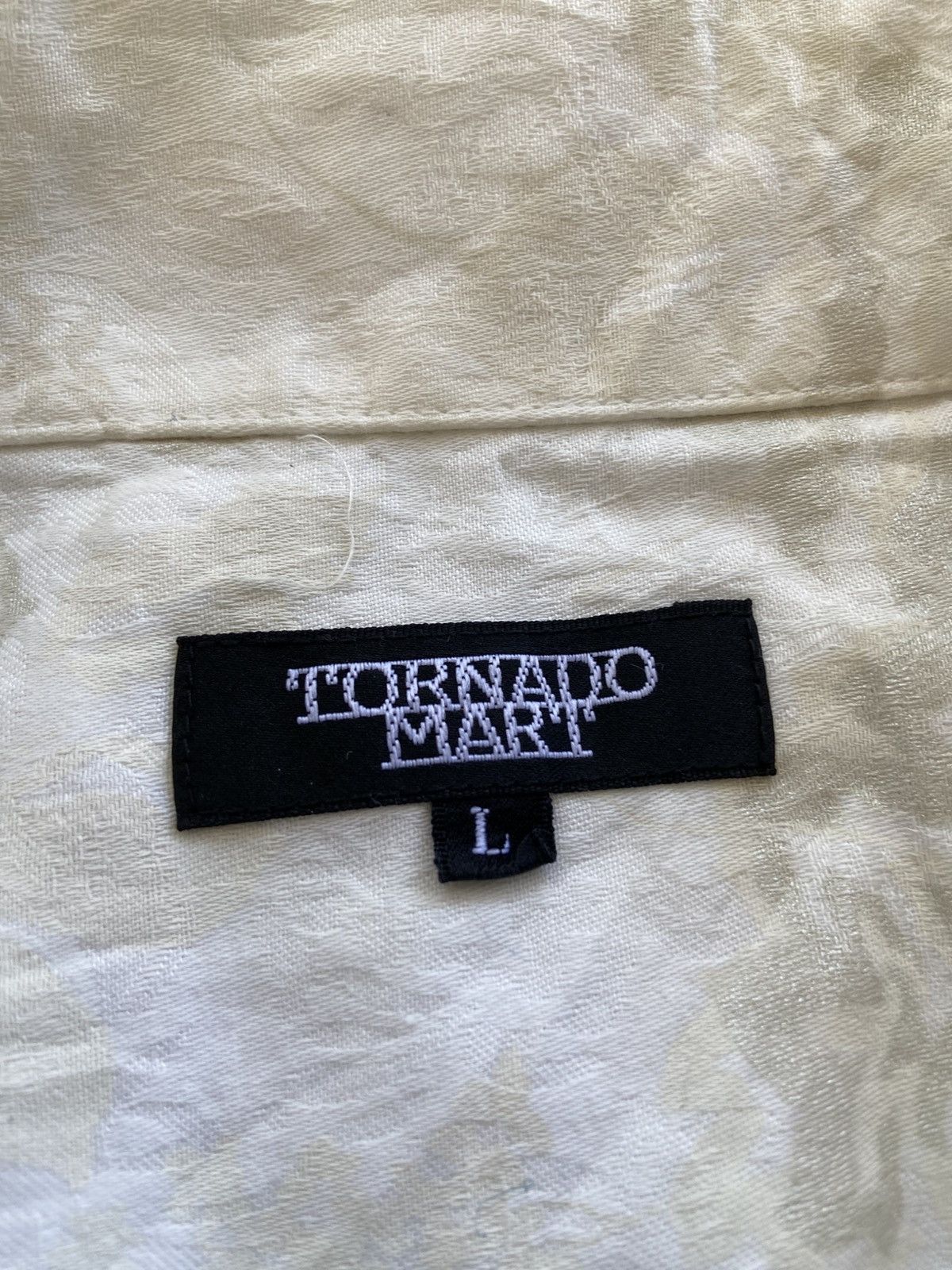 Tornado Mart 2000s Tornado Mart - Floral Pattern 3/4 Sleeve Shirt Size US L / EU 52-54 / 3 - 4 Thumbnail