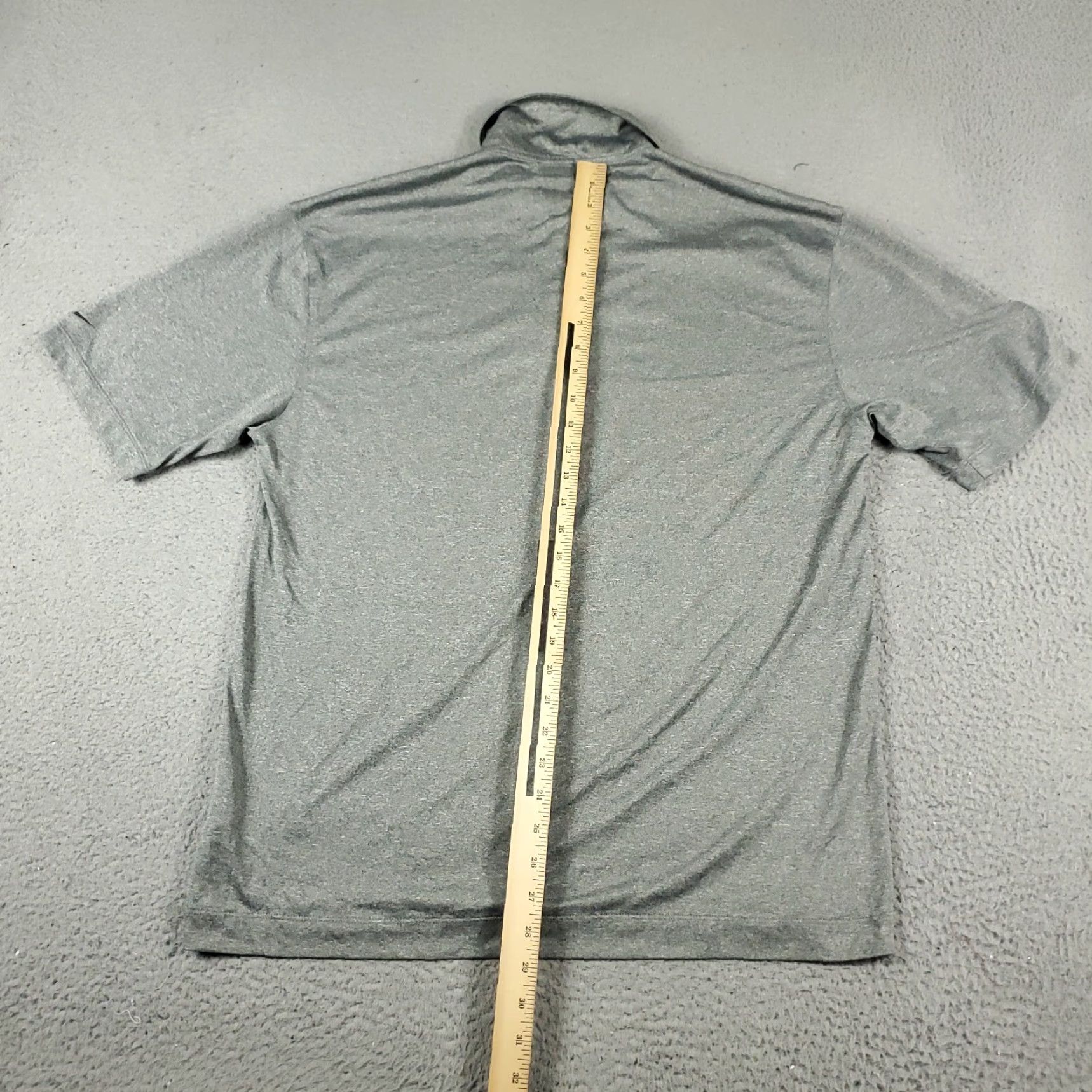 Nike Nike Polo Shirt Mens Large Gray Swoosh Casual Short Sleeve Nike Dri-Fit Polo Size US L / EU 52-54 / 3 - 4 Thumbnail