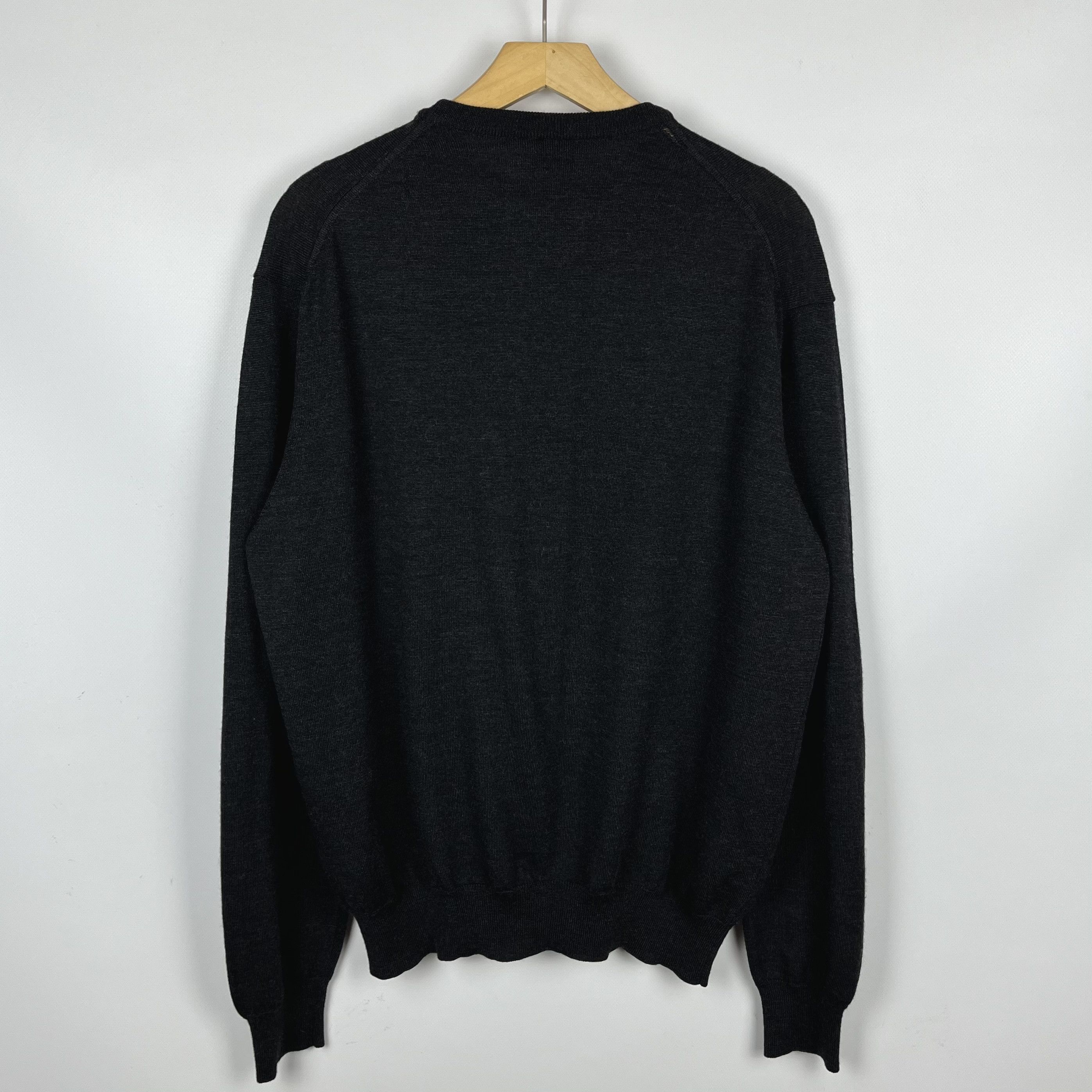 Hugo Boss Hugo Boss Merino Wool Crewneck Sweater Size US M / EU 48-50 / 2 - 17 Thumbnail