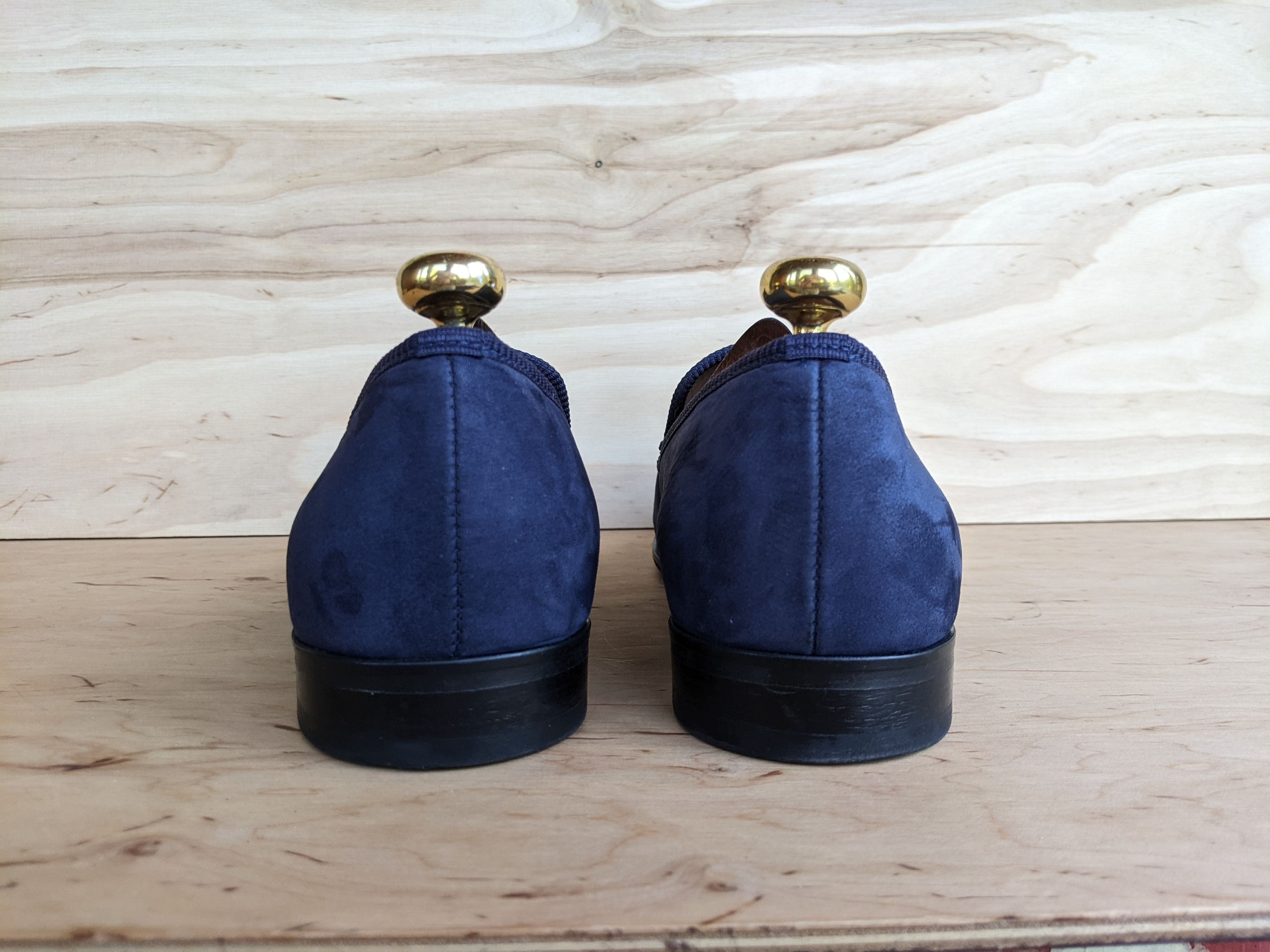 DUKE + DEXTER Duke + Dexter Bowler Loafer Blue Formal Shoes Churchs Prada Size US 11 / EU 44 - 11 Thumbnail