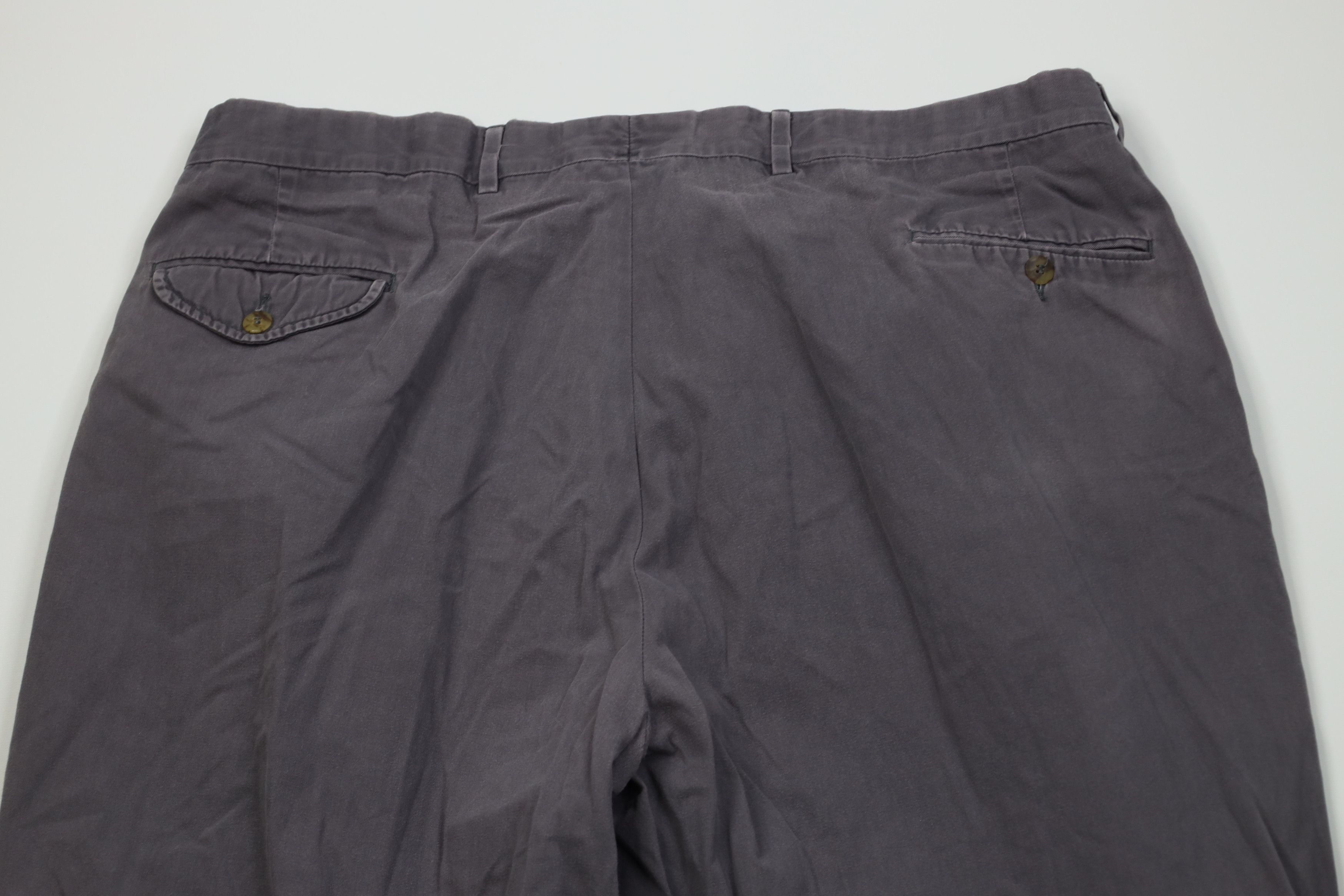 Eddie Bauer AS IS Vintage 90s Eddie Bauer Wide Leg Chino Pants Gray USA Size US 42 / EU 58 - 10 Thumbnail