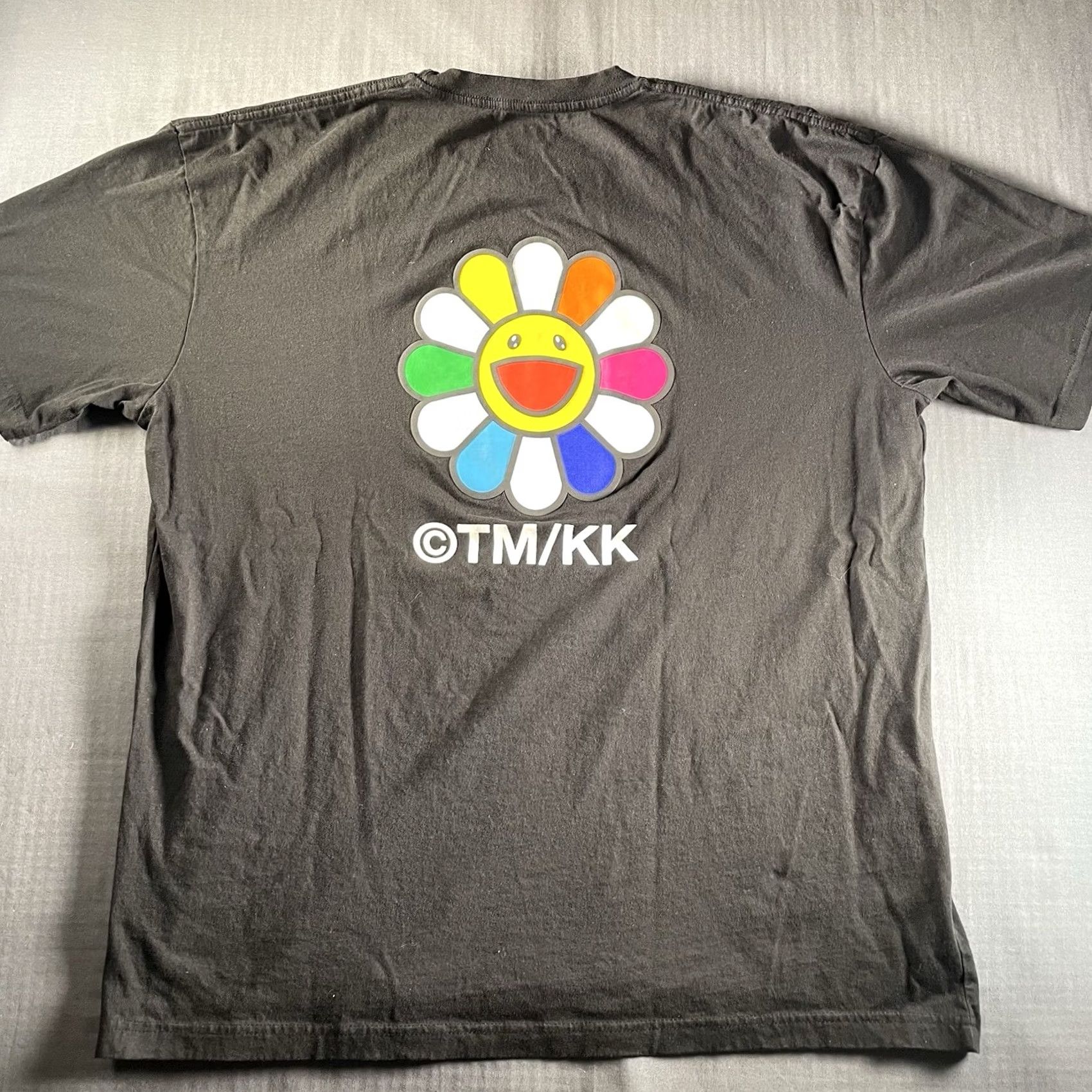 Vintage Takashi Murakami Men's T-Shirt Stance Black - Size 2XL Tee Crew Neck Logo Short Sleeve Cotton Blended 100% Size US XXL / EU 58 / 5 - 3 Thumbnail