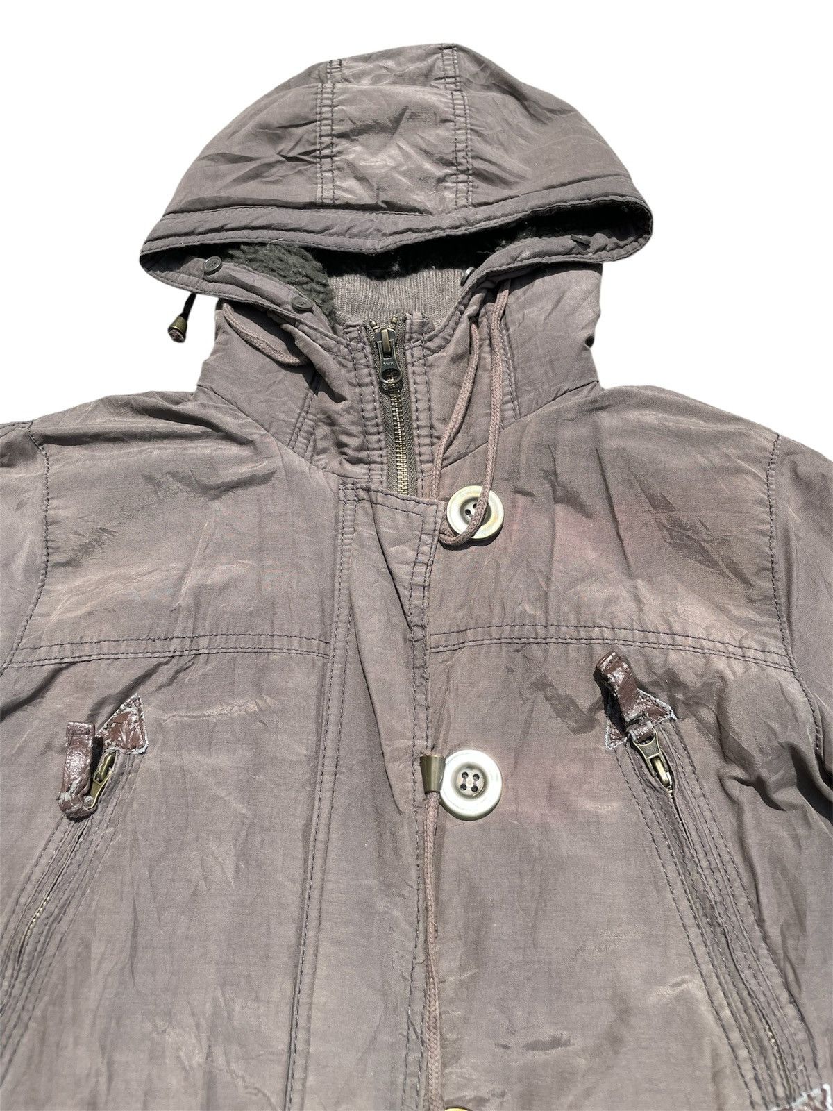 Vintage 🔥Accept Binding Offer🔥SunFaded Air Force Parka Jacket Button Size US S / EU 44-46 / 1 - 5 Thumbnail