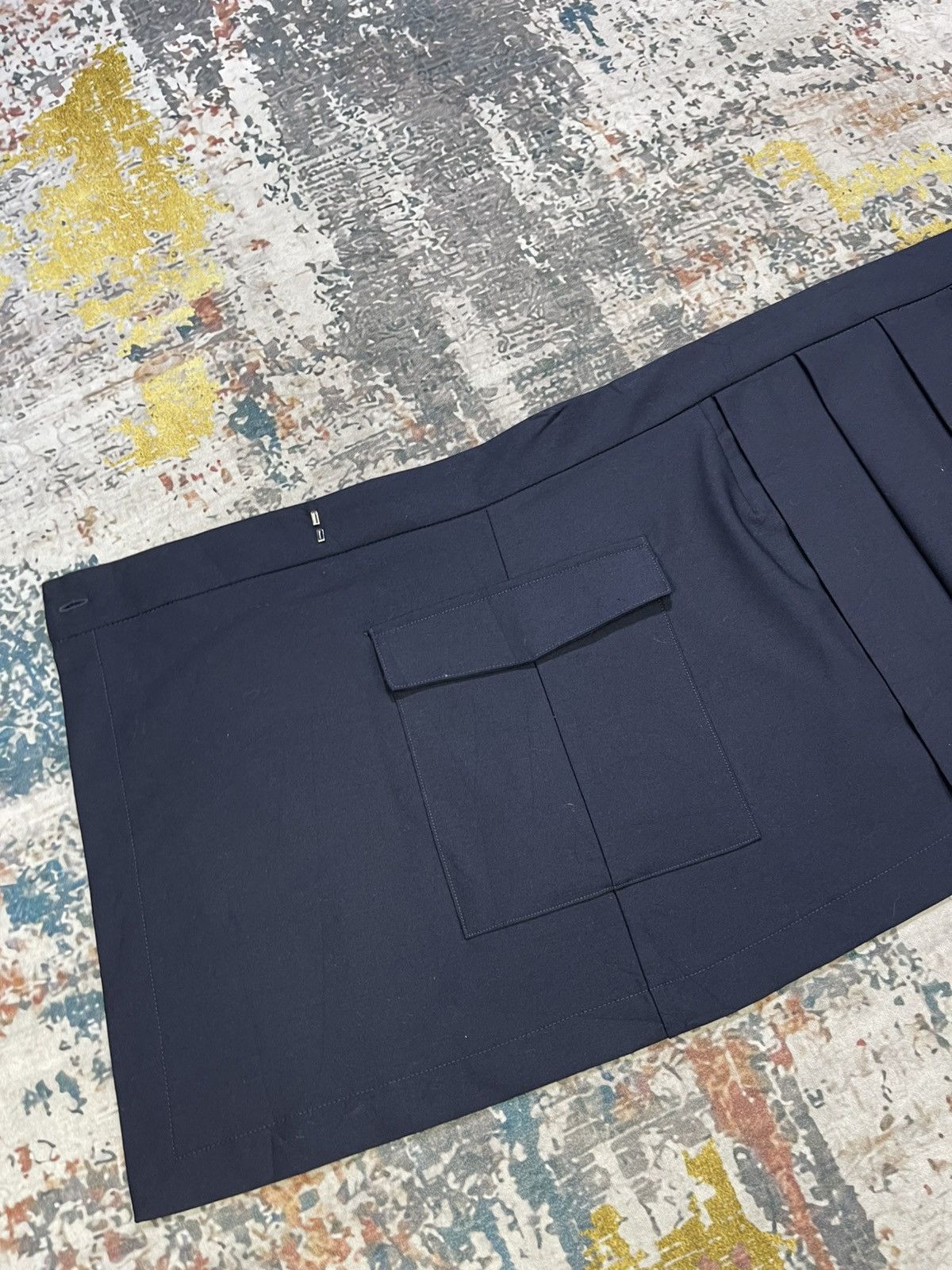 Zara ZARA Assymetrical Pleated Midi Skirt Size 32" / US 10 / IT 46 - 5 Thumbnail