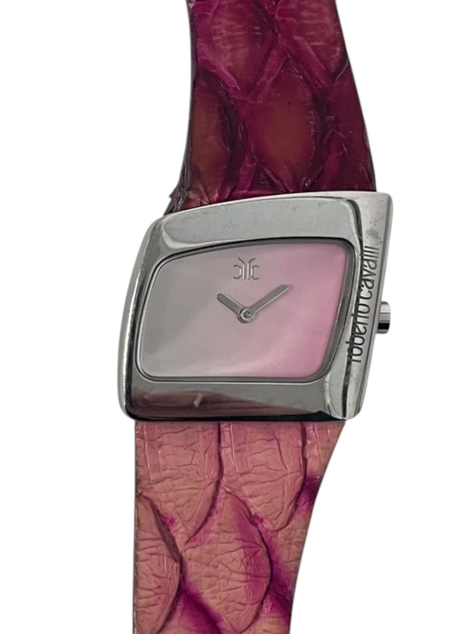 Roberto Cavalli Roberto Cavalli Pink Gradient Python Strap Watch, 2000s Size ONE SIZE - 1 Thumbnail