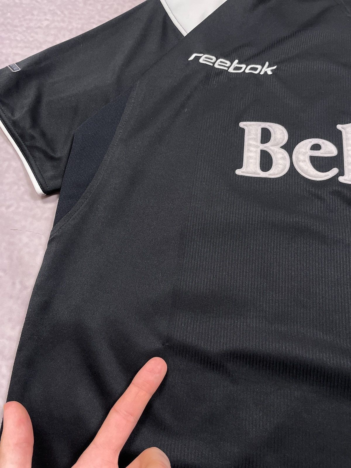 Reebok 2001 Borussia Mönchengladbach Reebok Autograph Soccer Jersey Size US XL / EU 56 / 4 - 5 Thumbnail