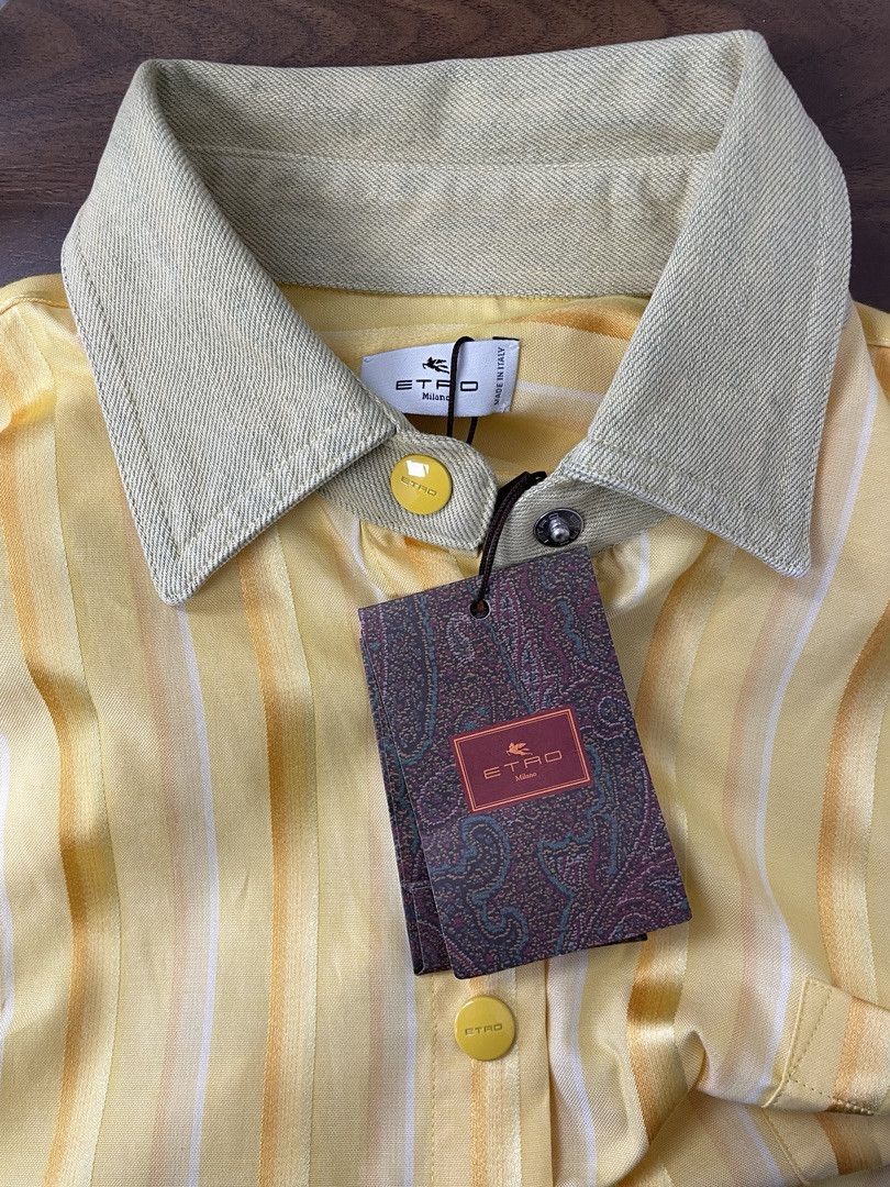 Etro ETRO Striped Shirt with Pegaso Size XS / US 0-2 / IT 36-38 - 4 Thumbnail