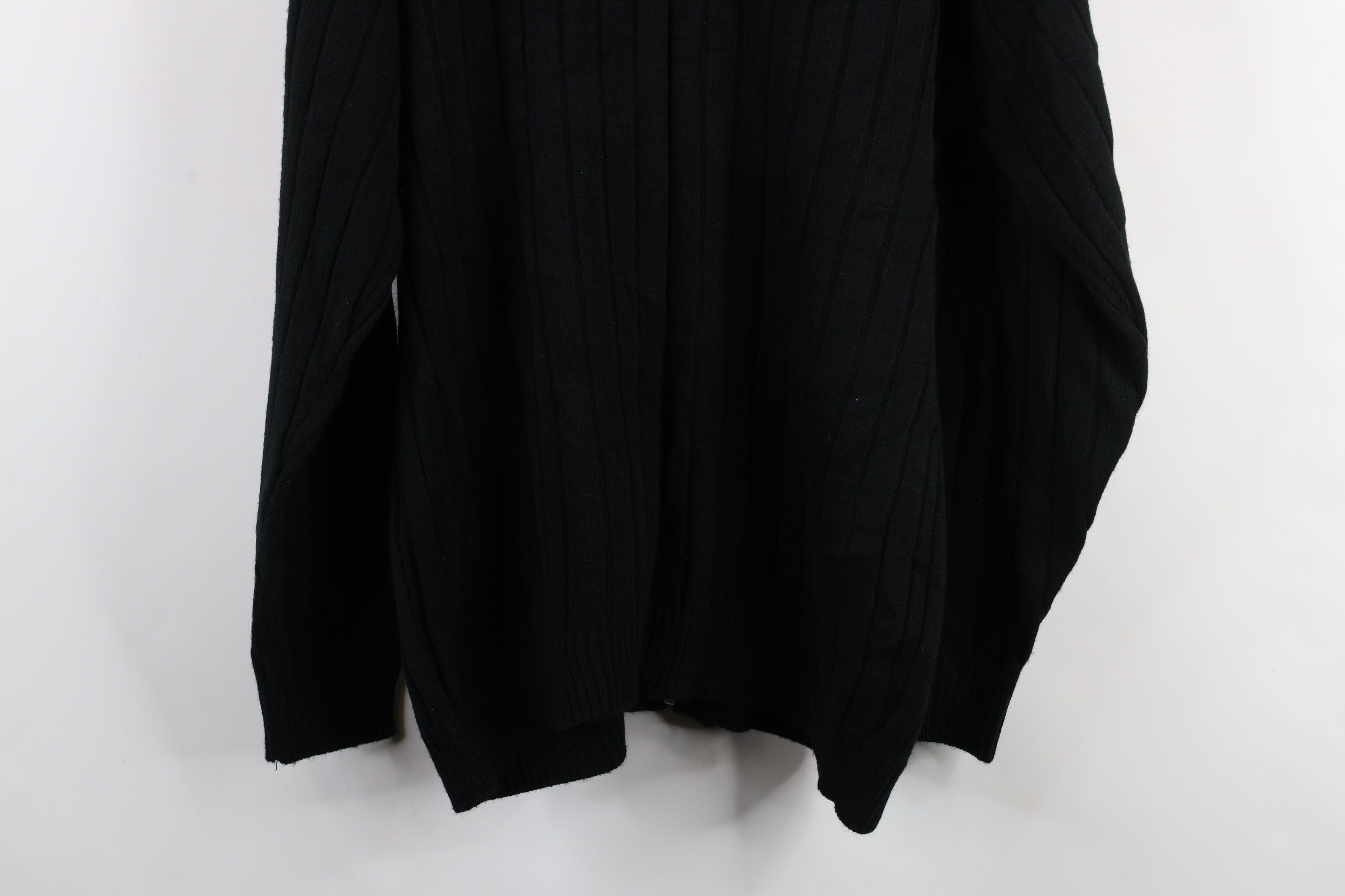 Vintage Vintage 90s Streetwear Ribbed Knit Full Zip Cardigan Sweater Size US L / EU 52-54 / 3 - 13 Thumbnail