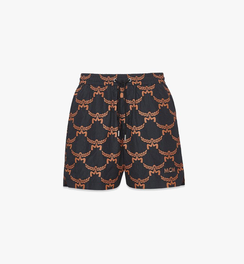 MCM o1mt1gz0126 Lauretos Print Shorts in Black/Orange Size US 34 / EU 50 - 1 Thumbnail