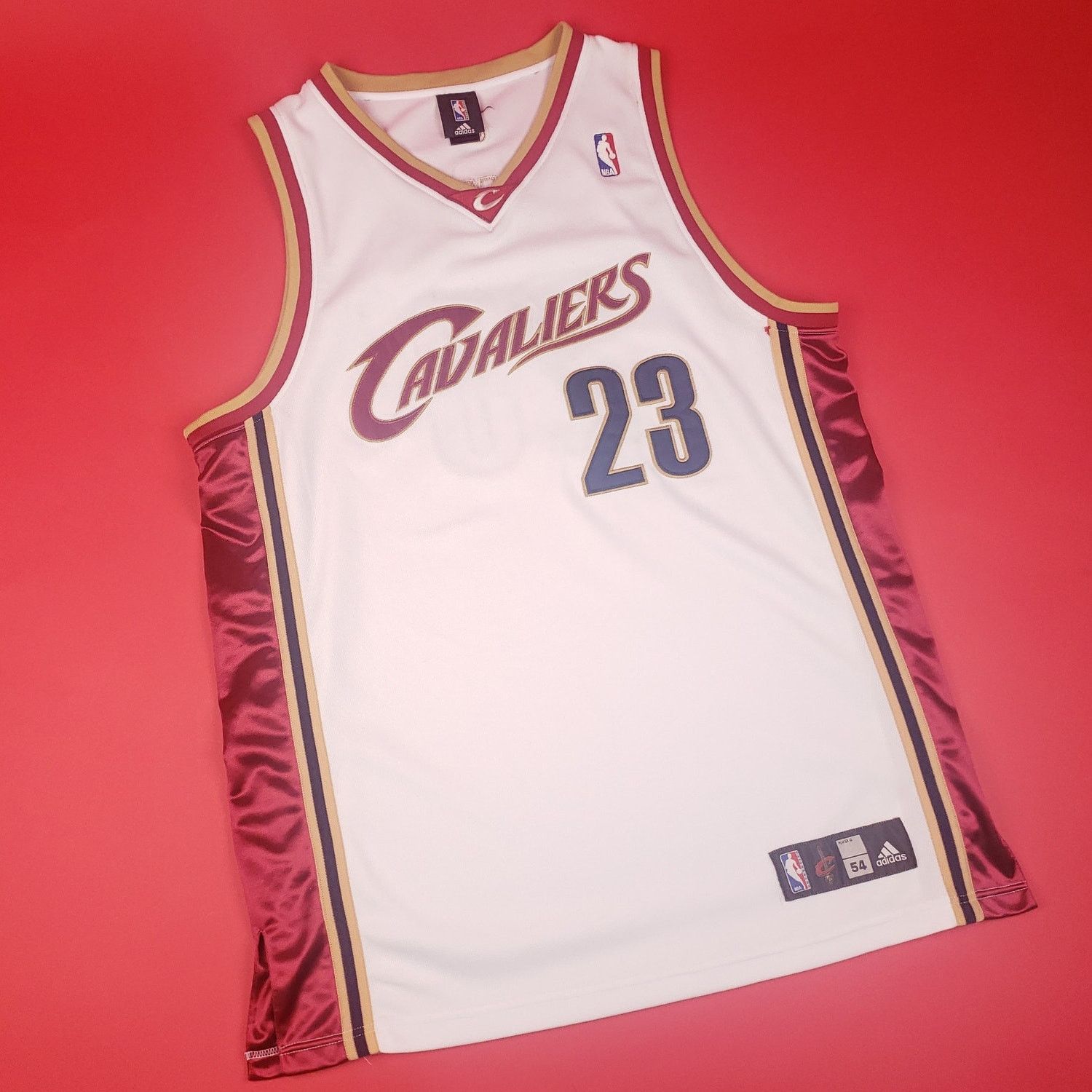 Adidas 2004 LeBron James Cleveland Cavs Cavaliers Adidas Jersey 54 Size US XL / EU 56 / 4 - 5 Thumbnail