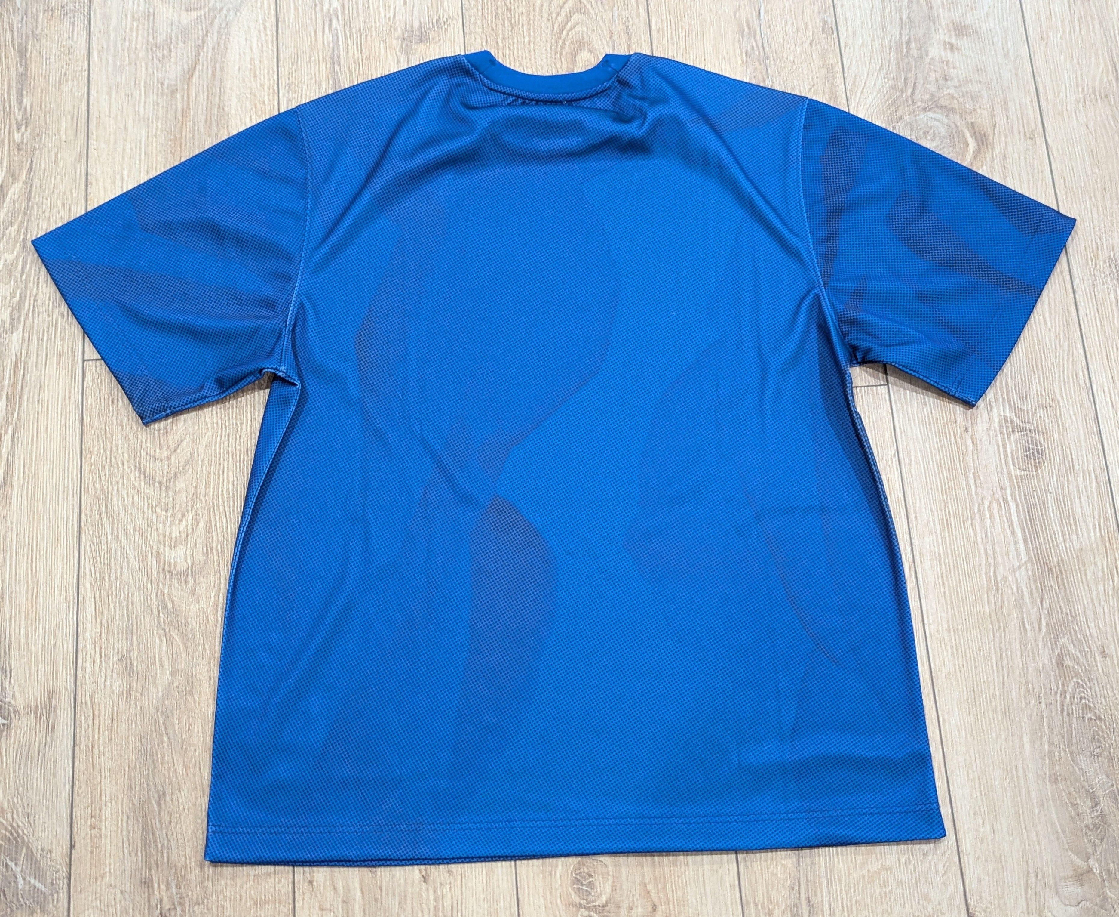 Burberry Burberry Floral Print Polyester Crewneck T-Shirt Blue Medium Size US M / EU 48-50 / 2 - 4 Thumbnail