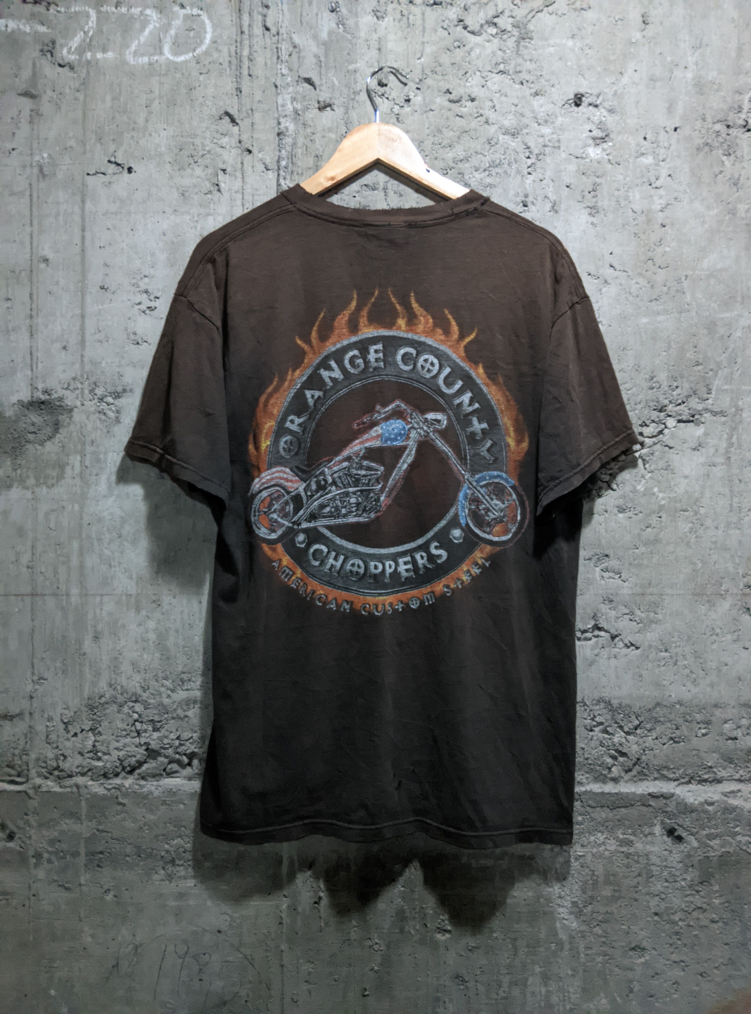 Vintage Vintage thrashed Orange count choppers distressed grunge erd Size US L / EU 52-54 / 3 - 1 Thumbnail
