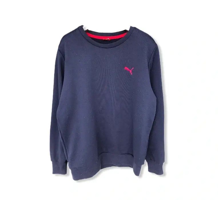 Puma × Vintage Puma Plain Small Logo Sweatshirt Size US M / EU 48-50 / 2 - 1 Thumbnail