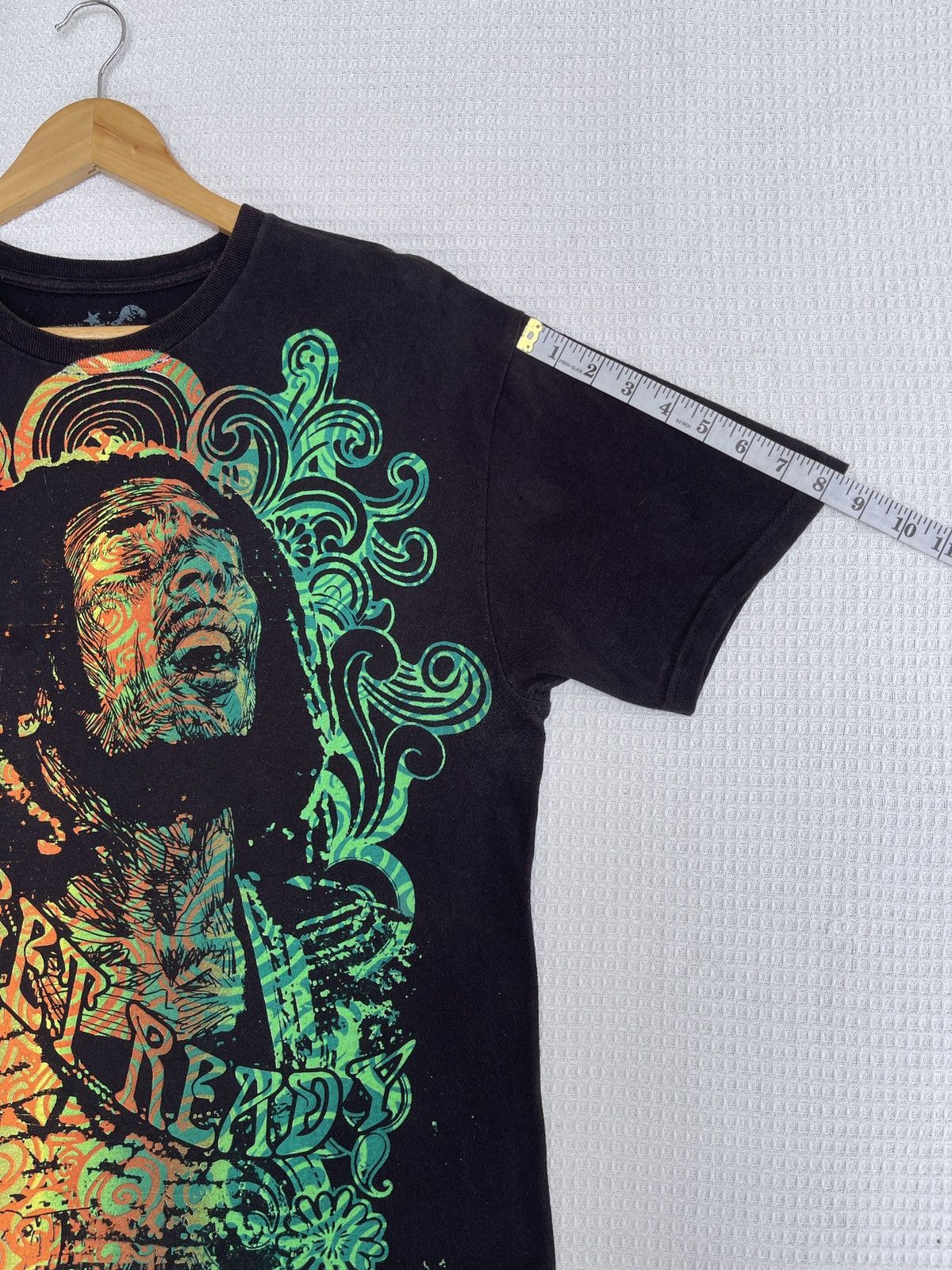 Bob Marley × Rap Tees × Vintage Last Drop🔥Rare🔥Vintage BOB MARLEY Rasta Rap Tees Tee Size US L / EU 52-54 / 3 - 9 Thumbnail