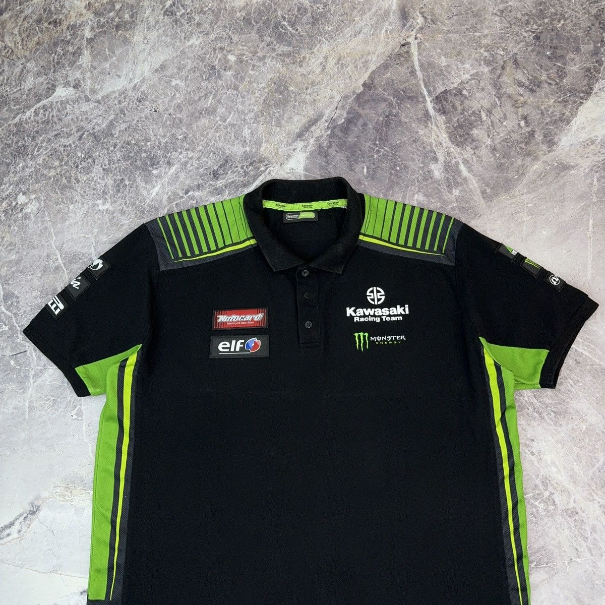 Other Kawasaki T shirt Motosport Racing Team Polo Shirt Mens 2XL Size US XXL / EU 58 / 5 - 6 Thumbnail