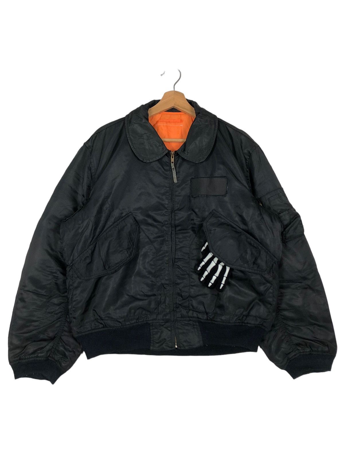 Japanese Brand 🔥90’s Riot Riot Vintage Bomber Jacket Size US M / EU 48-50 / 2 - 1 Thumbnail