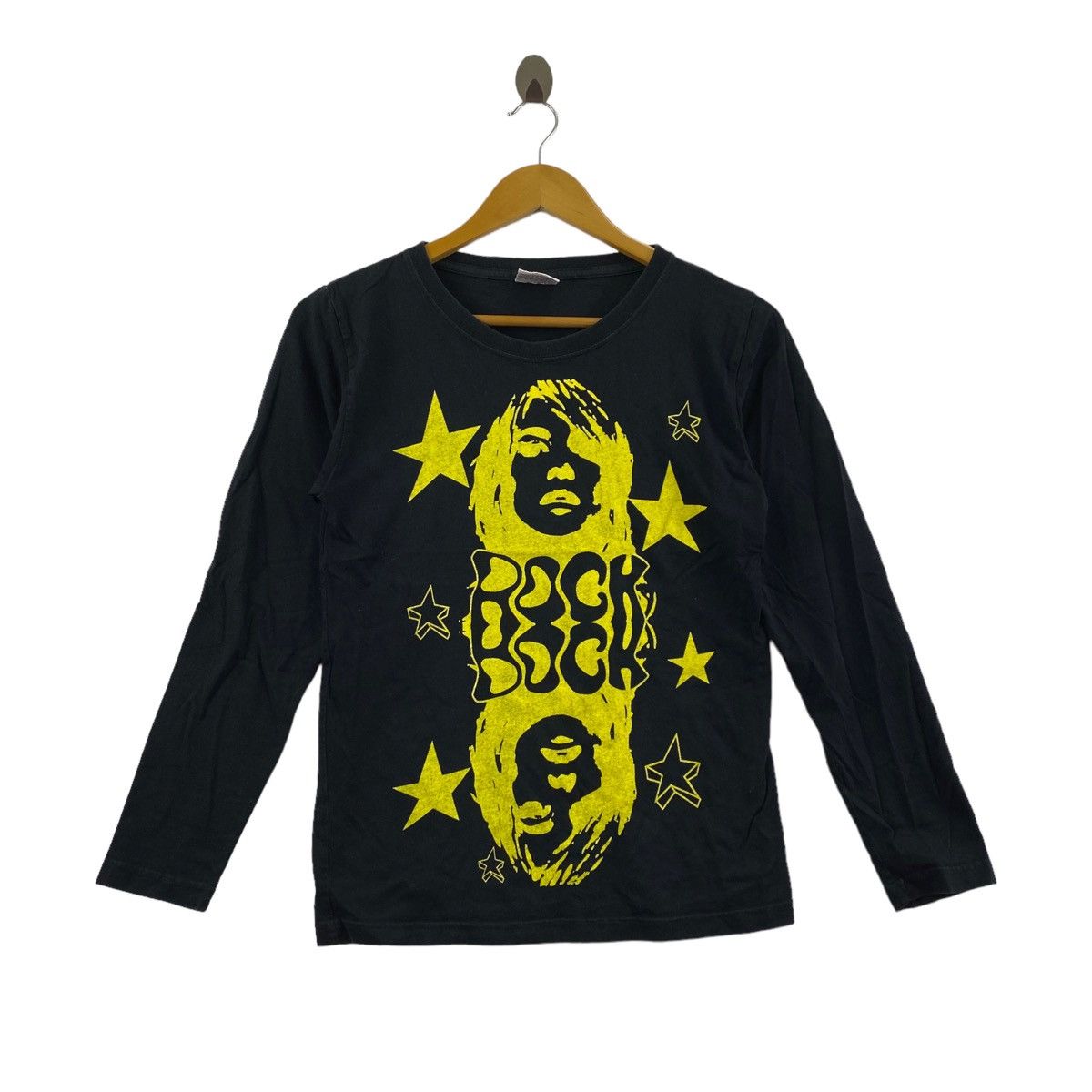 Japanese Brand ARIGRAPH SERVICE Japan Band Big Print Black Long Sleeve Size US XS / EU 42 / 0 - 1 Thumbnail