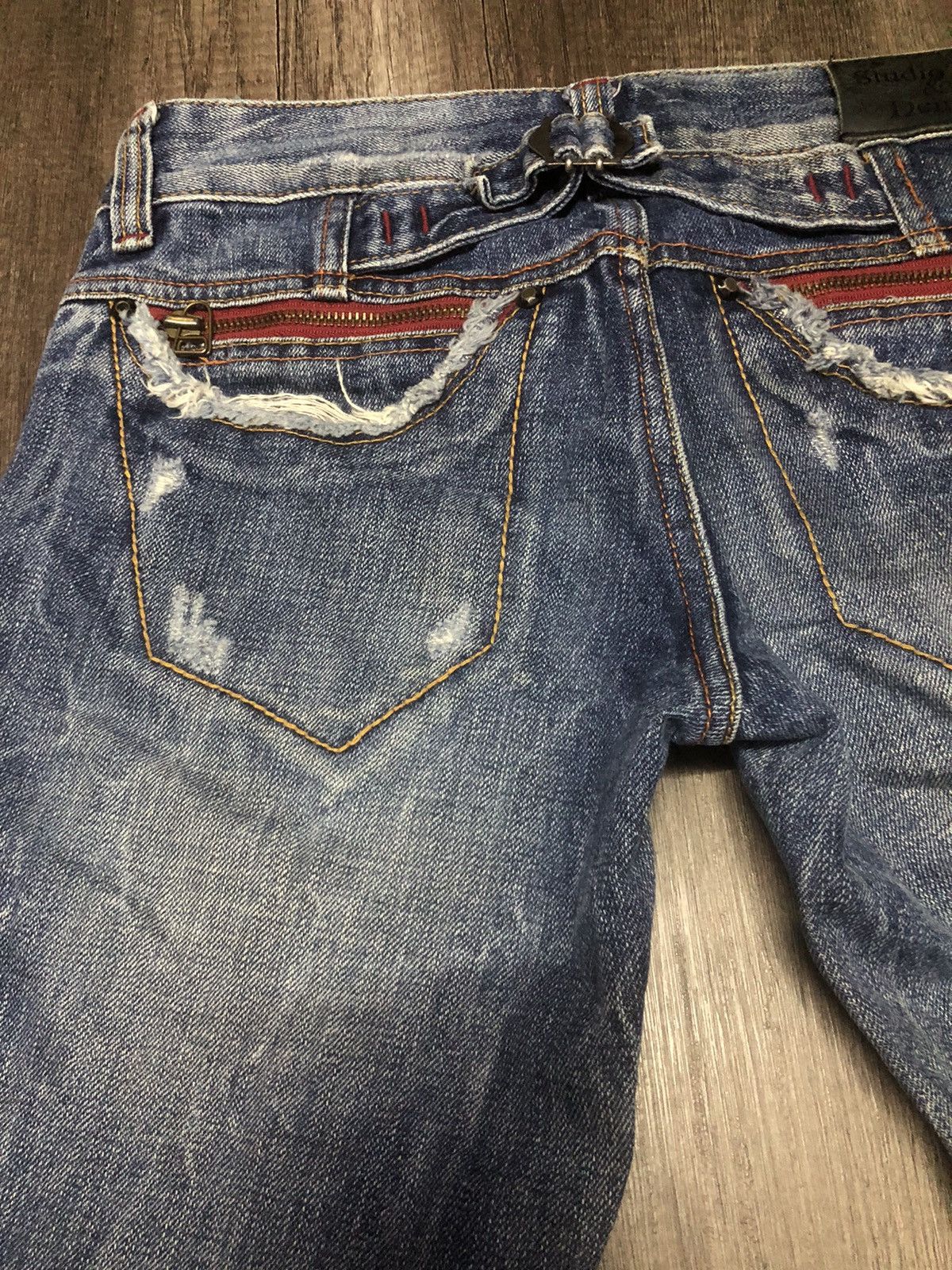 Japanese Brand VINTAGE STUDIO R.P DENIM & CO x RED PEPPER ( UNISEX) Size US 29 - 20 Thumbnail