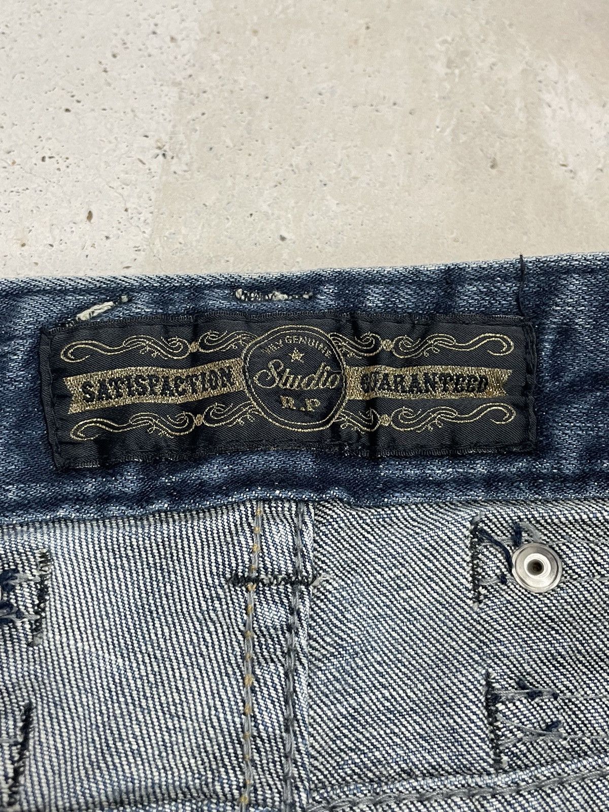 Affliction Studio RP Japanese Punk Pocket Lolita Style Embroidery Flare Size 27" / US 4 / IT 40 - 20 Thumbnail