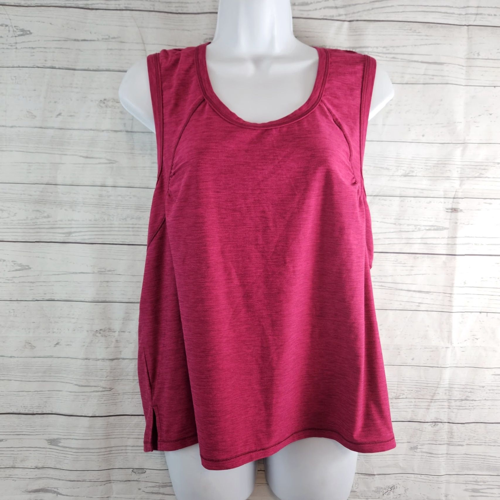 Vintage VINTAGE? No. Title Nine Womens Tank Top L Pink Scoop Neck Size L / US 10 / IT 46 - 2 Thumbnail