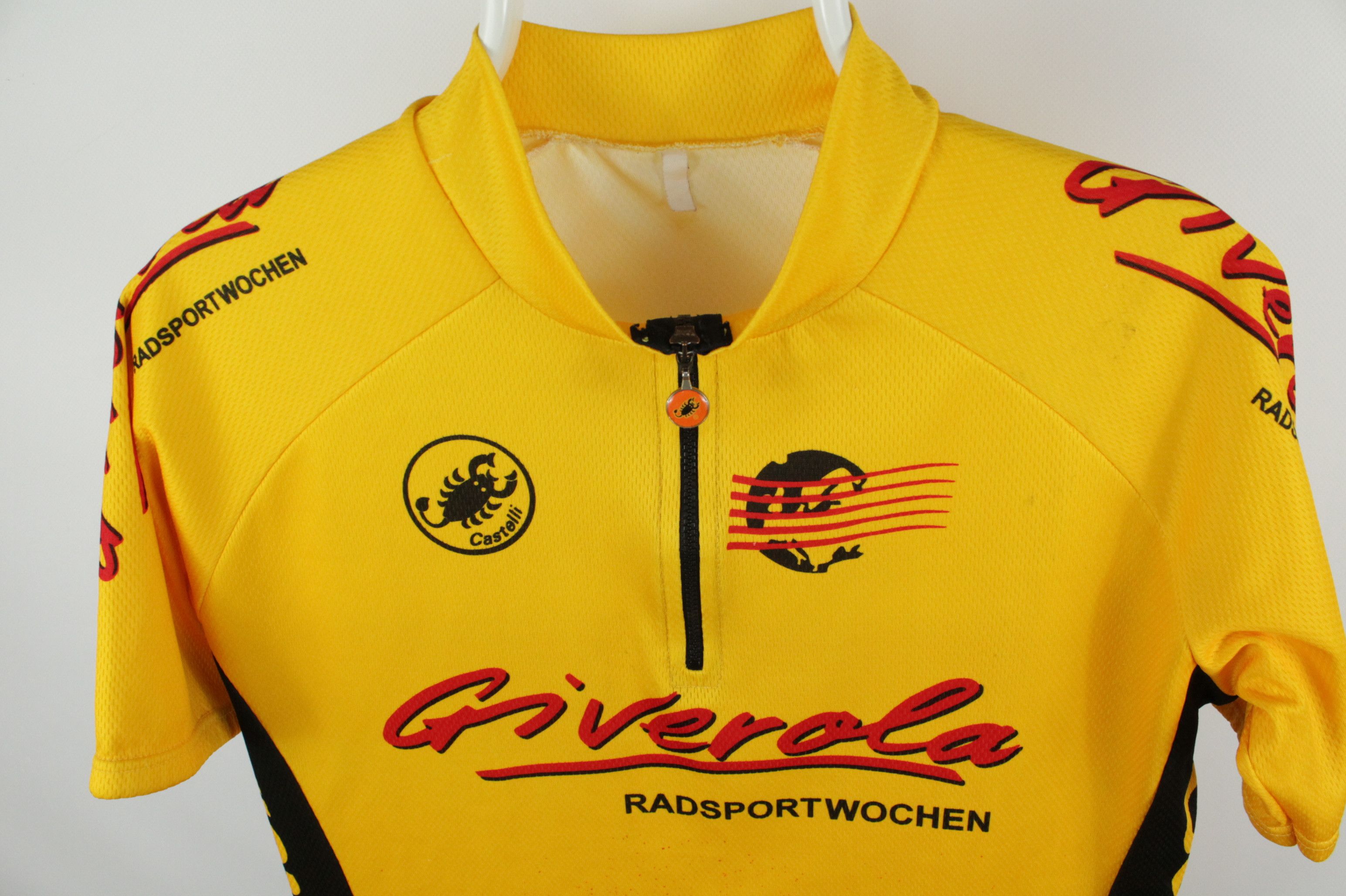 Vintage Vintage Castelli Yellow Cycling Jersey Size US L / EU 52-54 / 3 - 2 Thumbnail