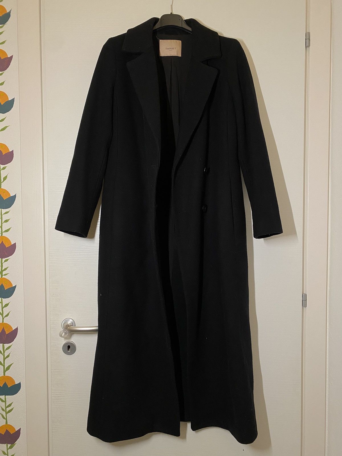 TWINSET Twinset black coat Size S / US 4 / IT 40 - 7 Thumbnail