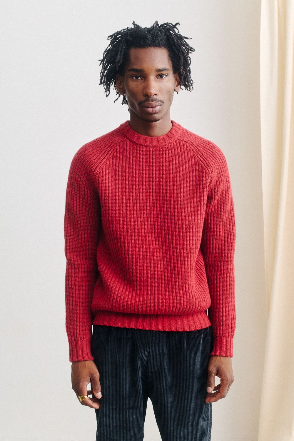 A Kind Of Guise 💚 AW23 A Kind Of Guise (AKOG Exclusive) Badger Knit Saffron Size US M / EU 48-50 / 2 - 2 Thumbnail
