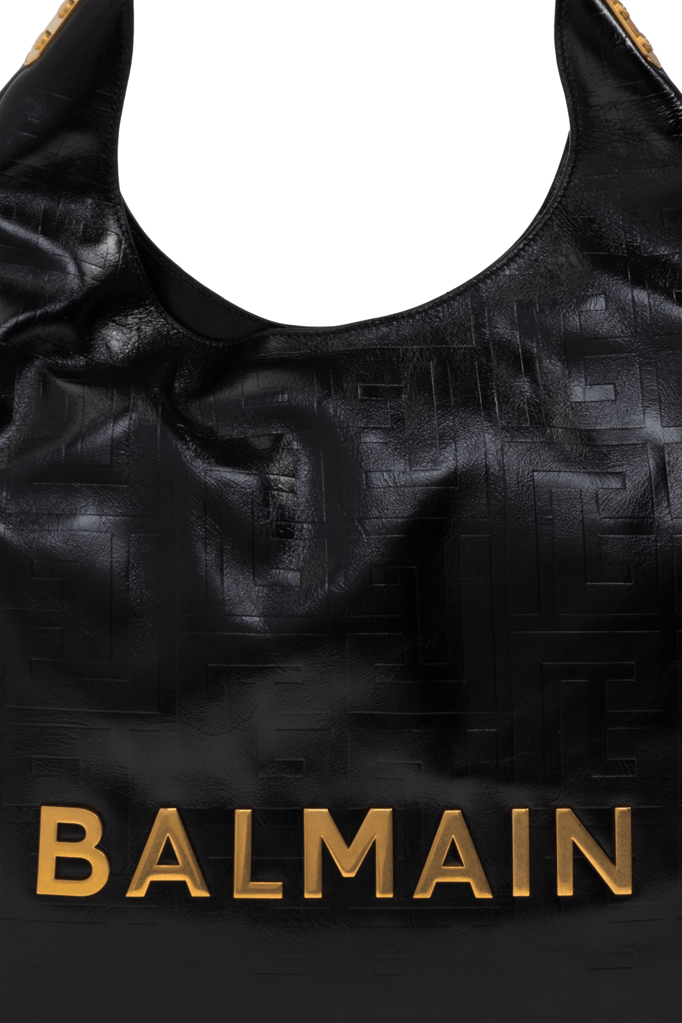 Balmain os11x0326 Size: OS / 1945 Soft' Hobo Bag in Black Size ONE SIZE - 6 Thumbnail