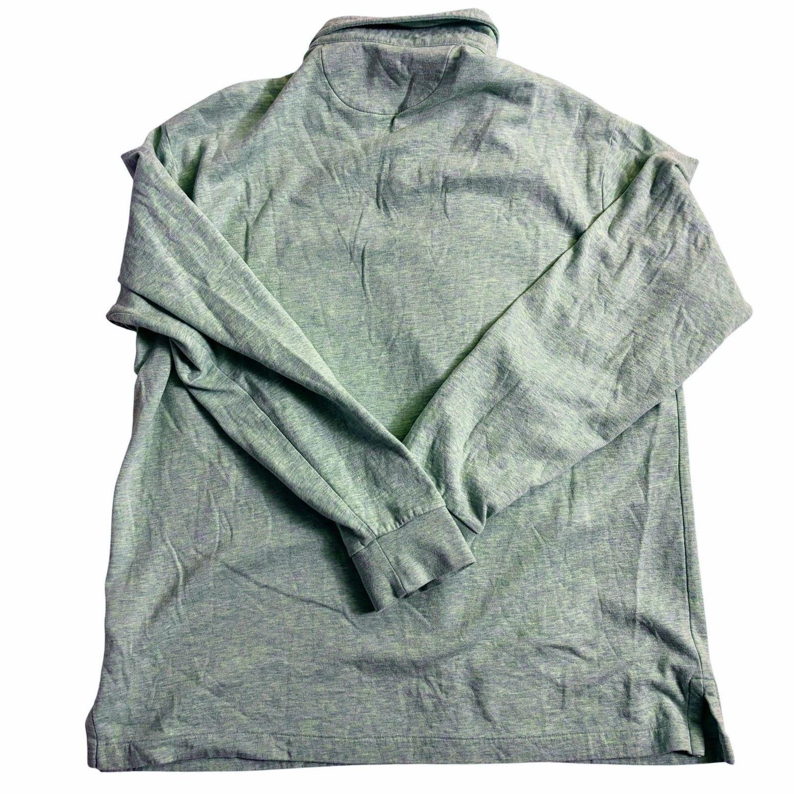 Polo Ralph Lauren Ralph Lauren Long Sleeve Polo Shirt Mens Large Heather Green Size US L / EU 52-54 / 3 - 4 Thumbnail