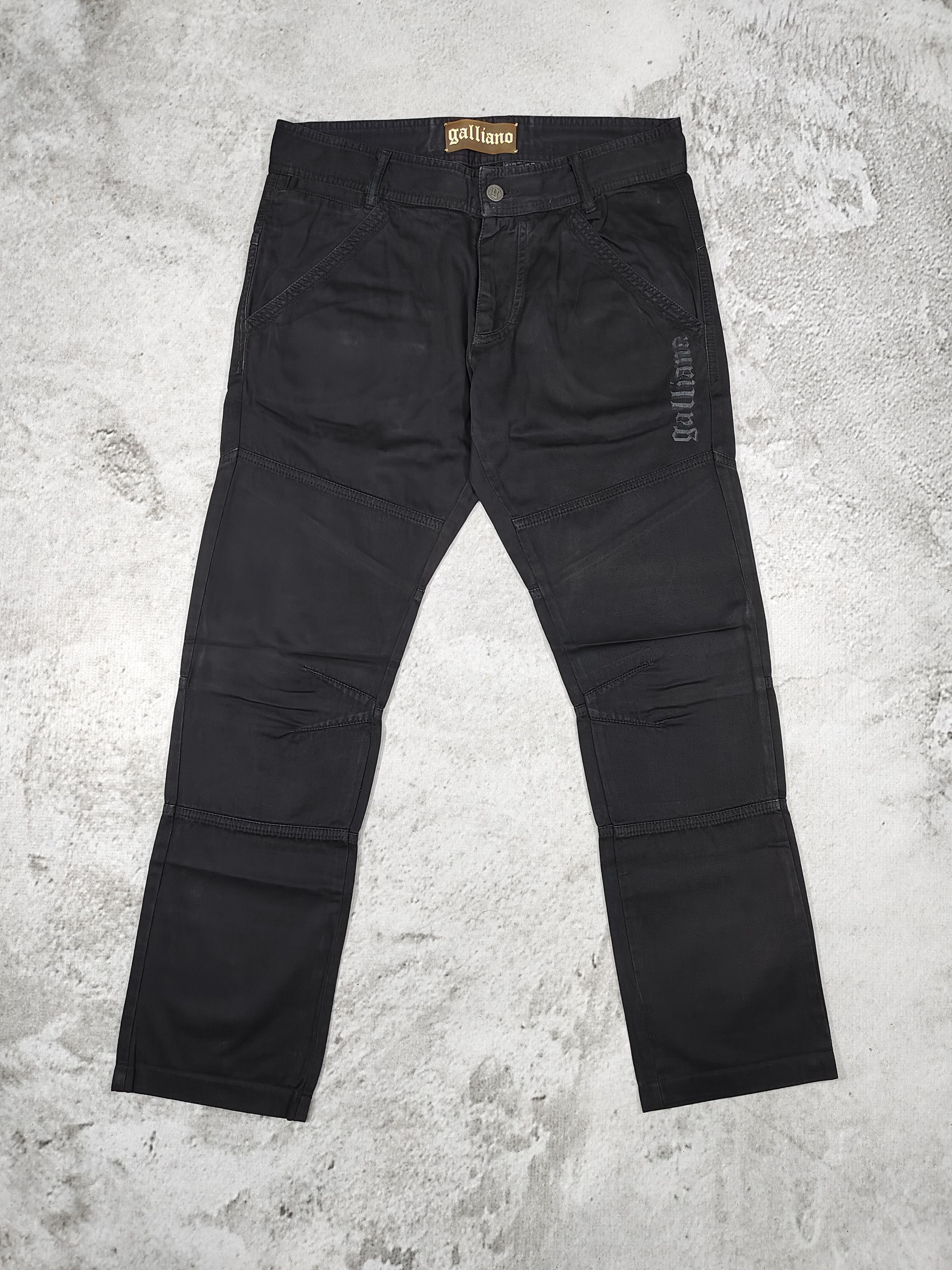 John Galliano 2010s John Galliano- Glam Rock Gothic Military Slim Trousers Size US 30 / EU 46 - 1 Thumbnail