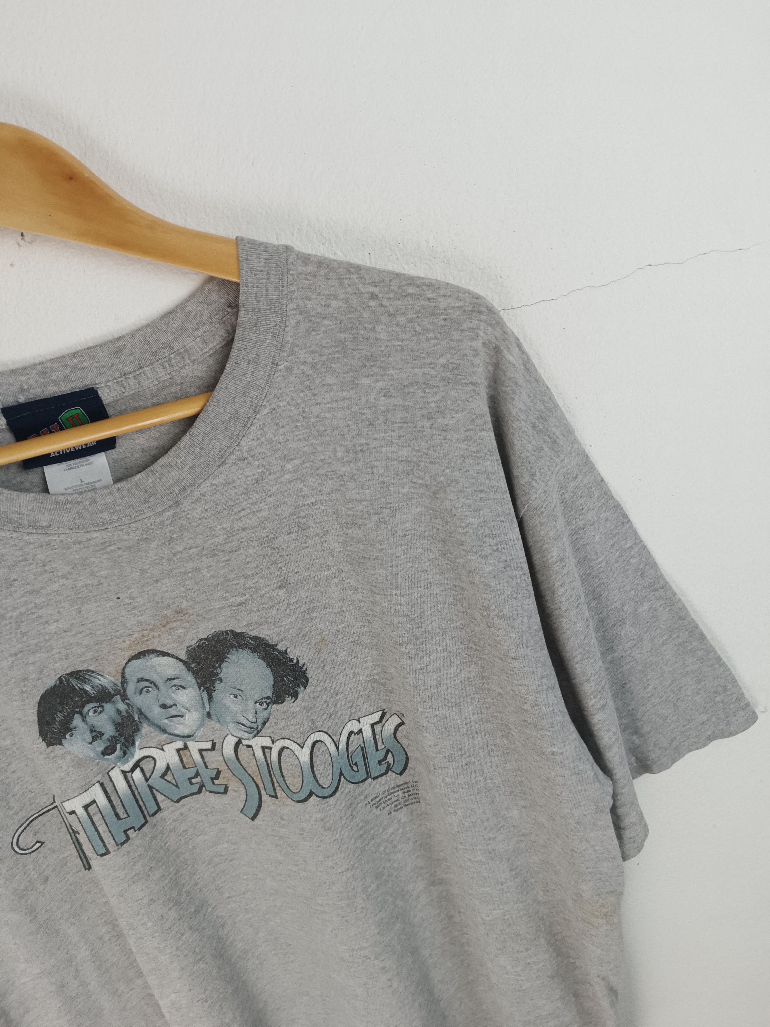 Other VINTAGE 2001 THE THREE STOOGES MOVIE COMEDY MOVIE TEE Size US L / EU 52-54 / 3 - 6 Thumbnail